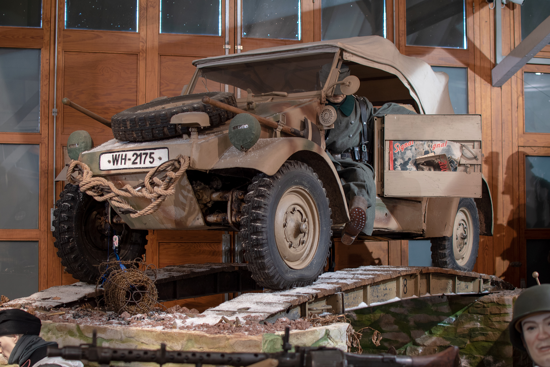 Volkswagen type 82 - Kübelwagen 1943 -  Musée National d'Histoire Militaire, Diekirch