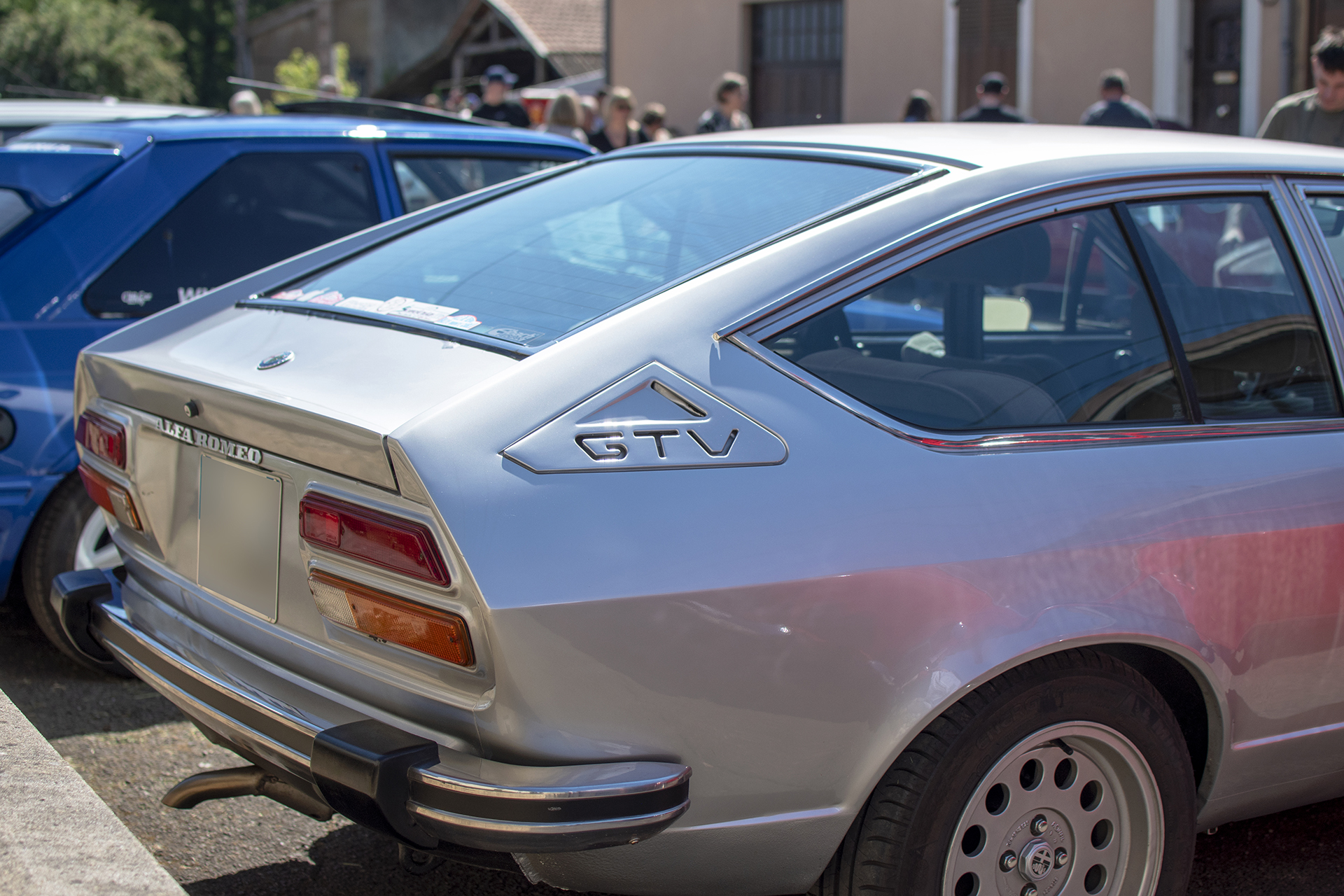 Alfa Romeo Alfetta GTV arrière - Exposition ,Auto / Moto 2025, Oeutrange