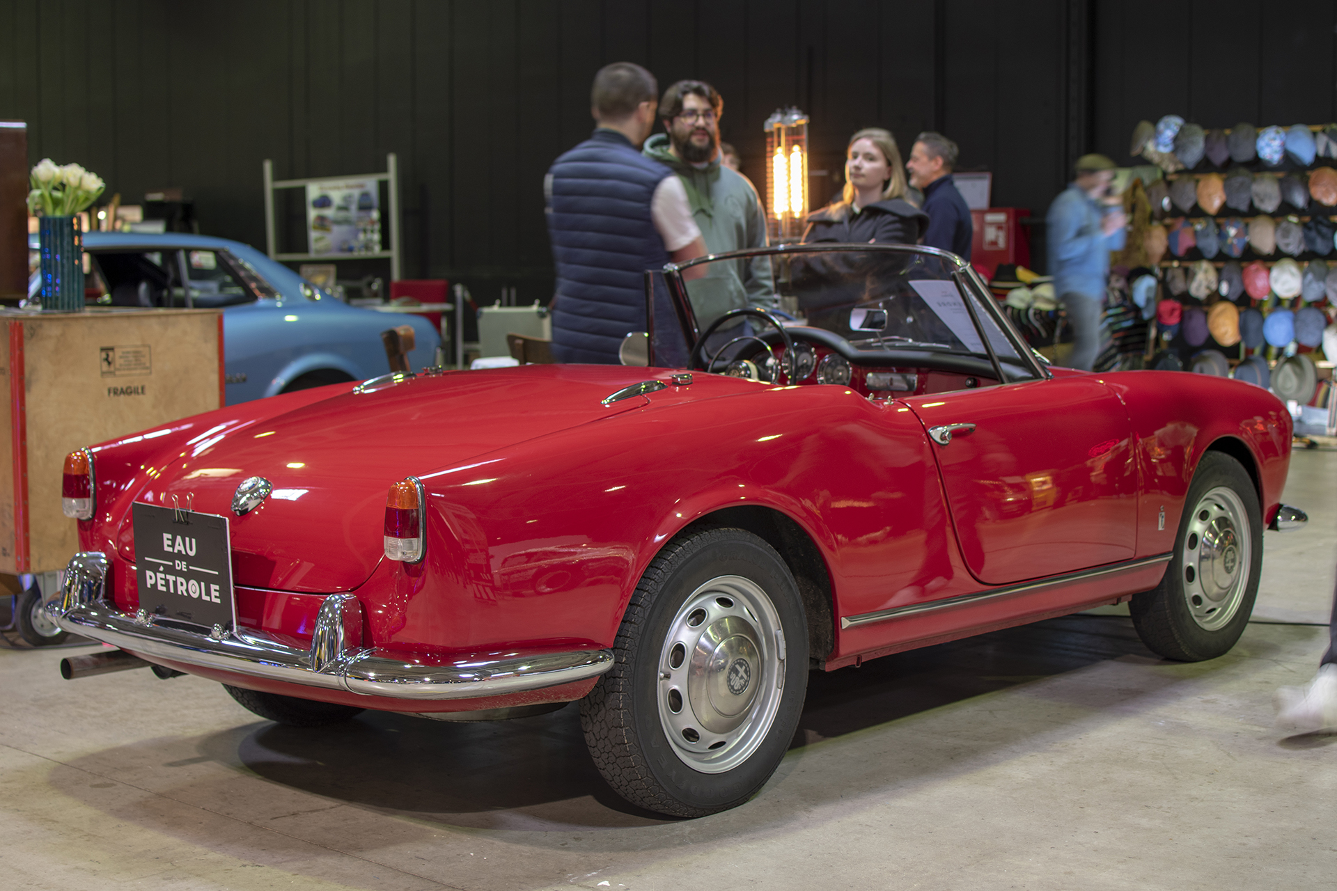 Alfa Romeo Giulia Spider arrière - Auto Jumble ,2025, Luxembourg, all thing classic