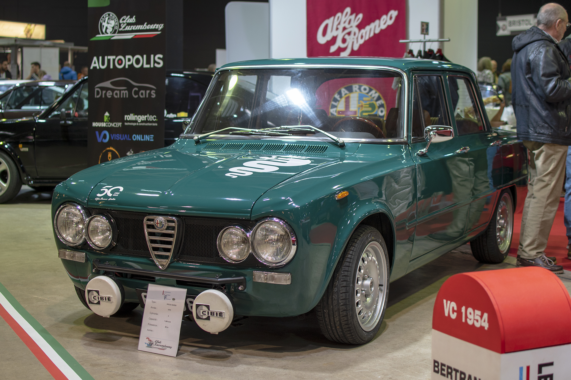 Alfa Romeo Giulia Super 1973 - Auto Jumble ,2024, Luxembourg, all thing classic