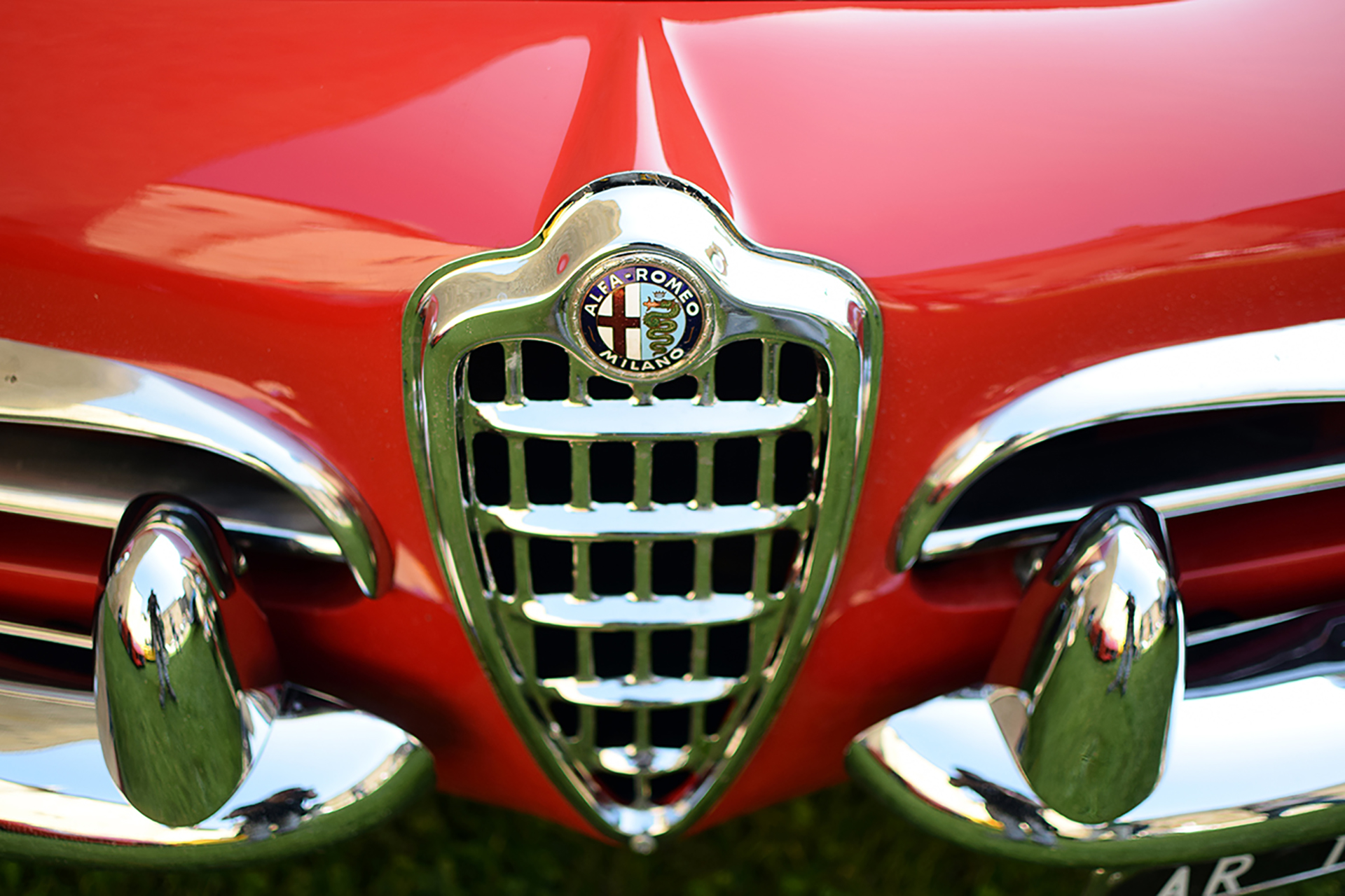 Alfa Romeo Giulietta calandre- Automania ,2017, Manderen, Château de Malbrouck