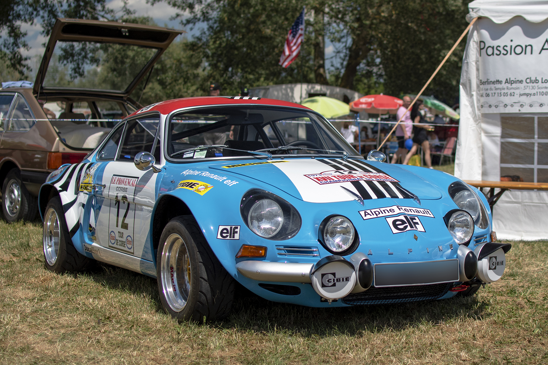 Alpine A110 de compétition  Tour de Corse historique