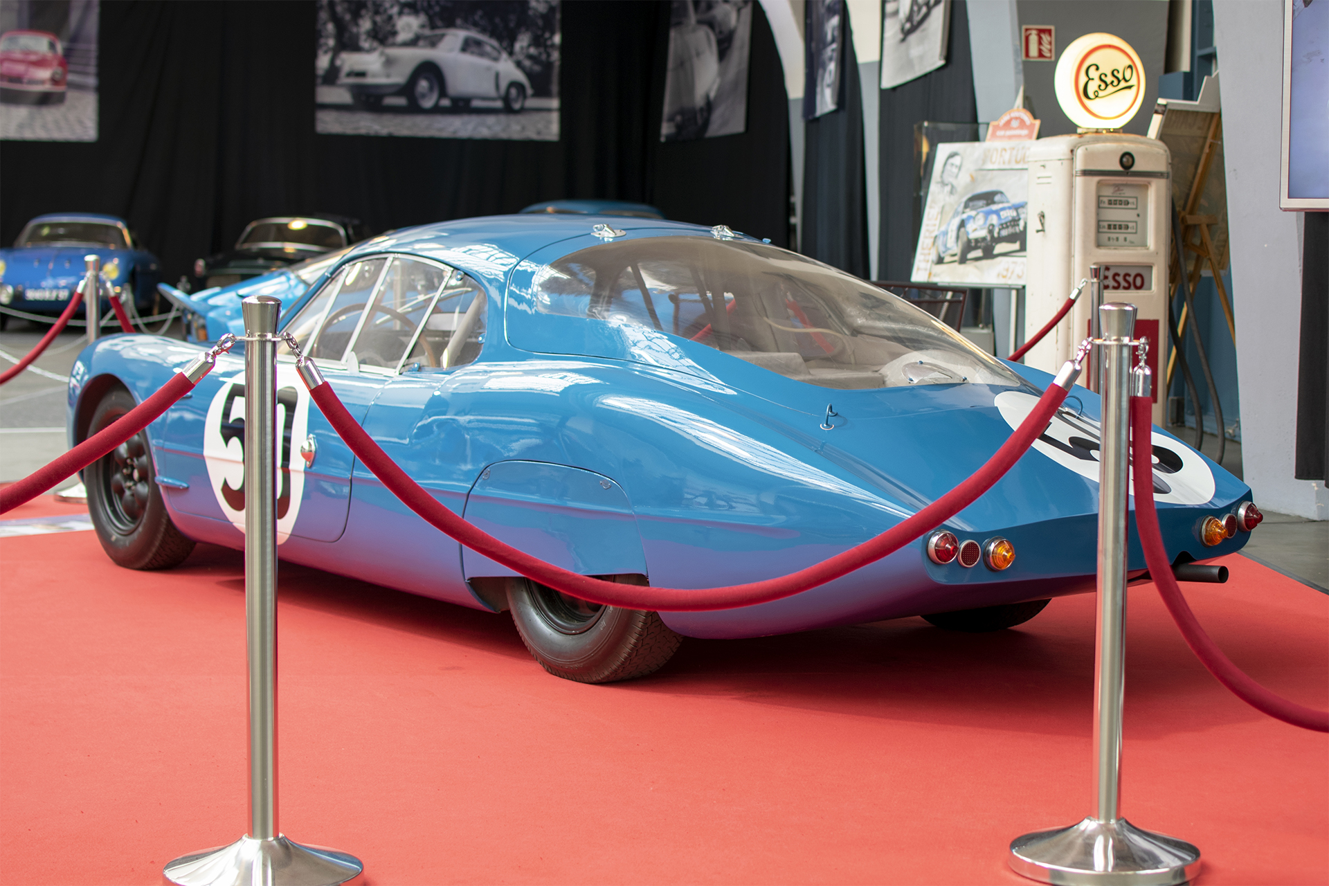 Alpine M63 (Verrier,Boyer) arrière - Conservatoire National de Véhicules Historique s,Diekirch, exposition Alpine, 2022
