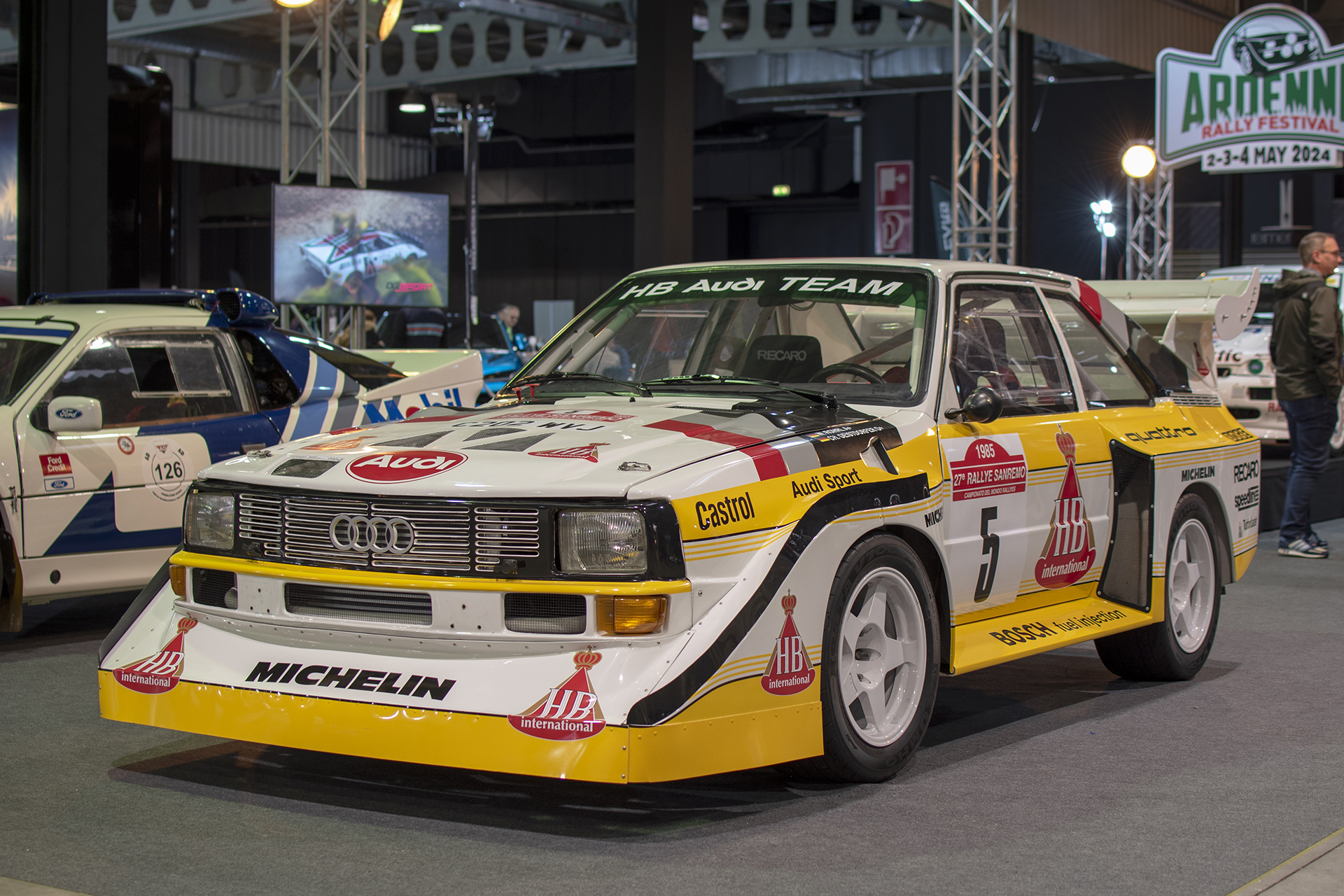 Audi Sport Quattro E2 de compétition - International Motor Show ,2023 ,Luxembourg