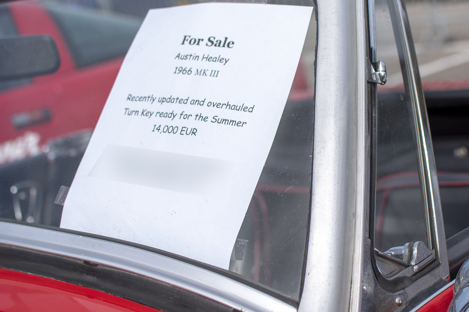 Austin-Healey Sprite Mark III 1966 infos - LOF, Auto Jumble ,2026, Luxembourg, all thing classic, Japan classic