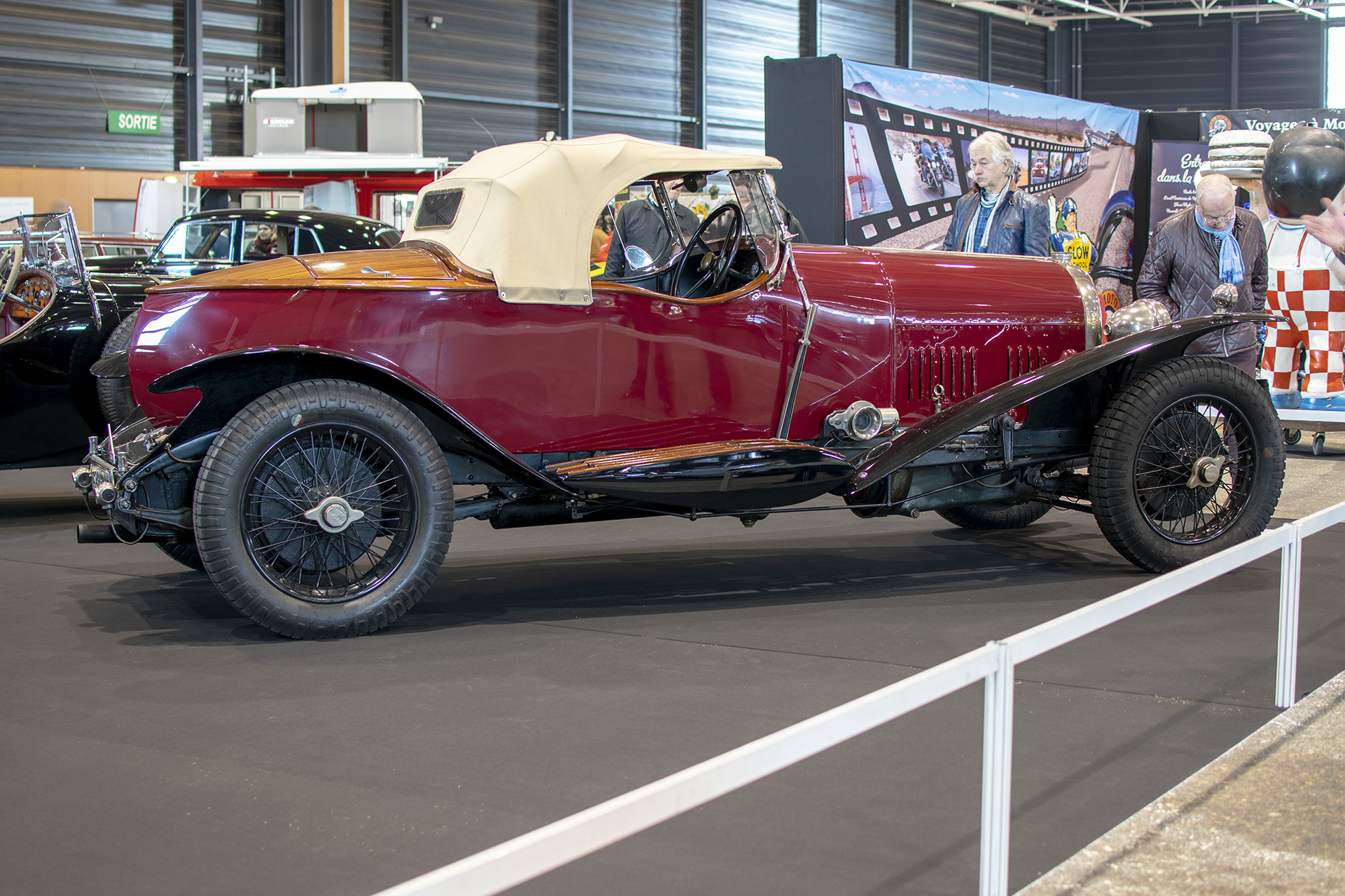 Bentley 3 Litre 1928 side - Salon ,Auto-Moto Classic 2019, Metz,