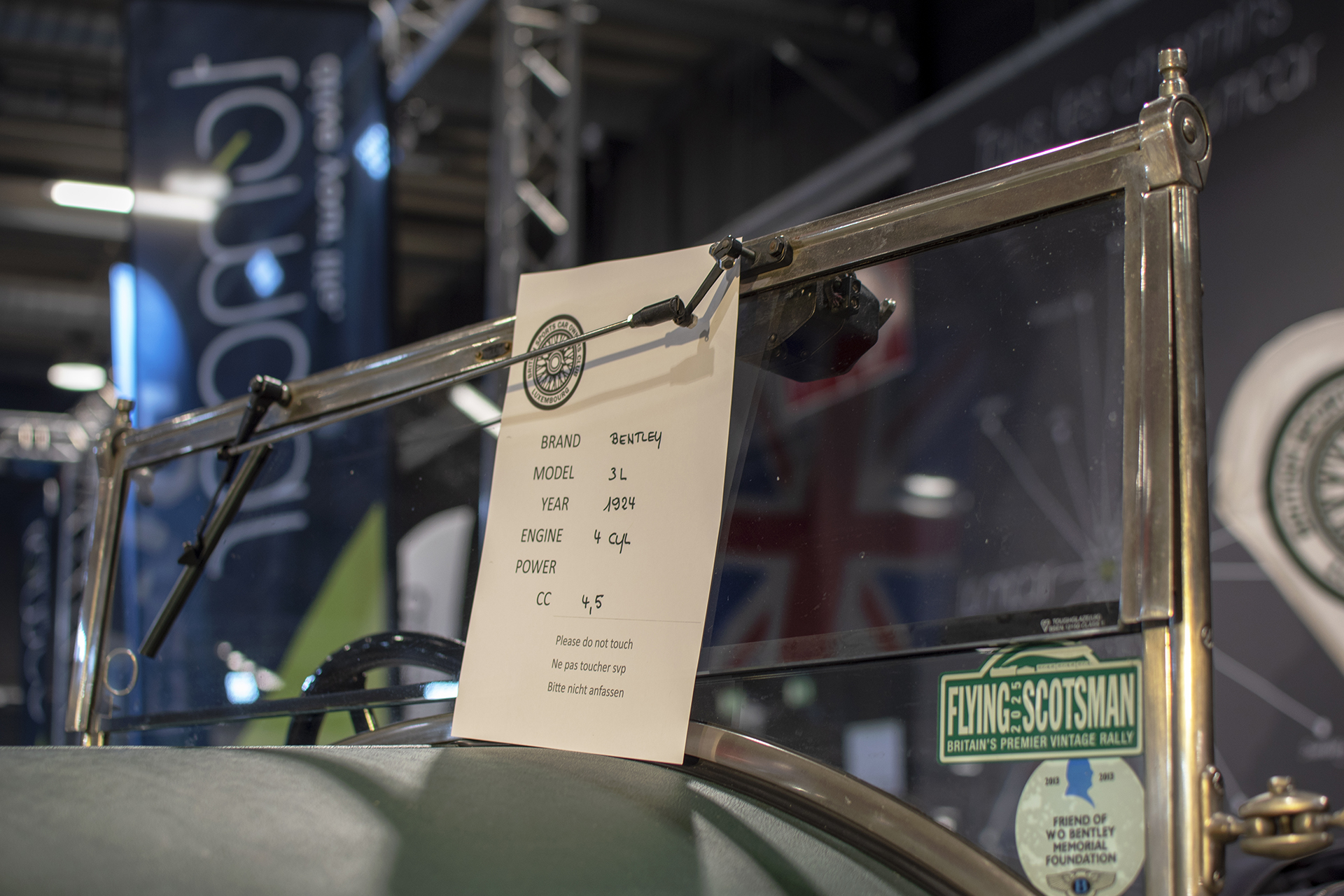 Bentley 3 Litre 1924 infos - International Motor Show ,2025 ,Luxembourg Bentley 3 Litre 1924 infos - International Motor Show ,2025 ,Luxembourg