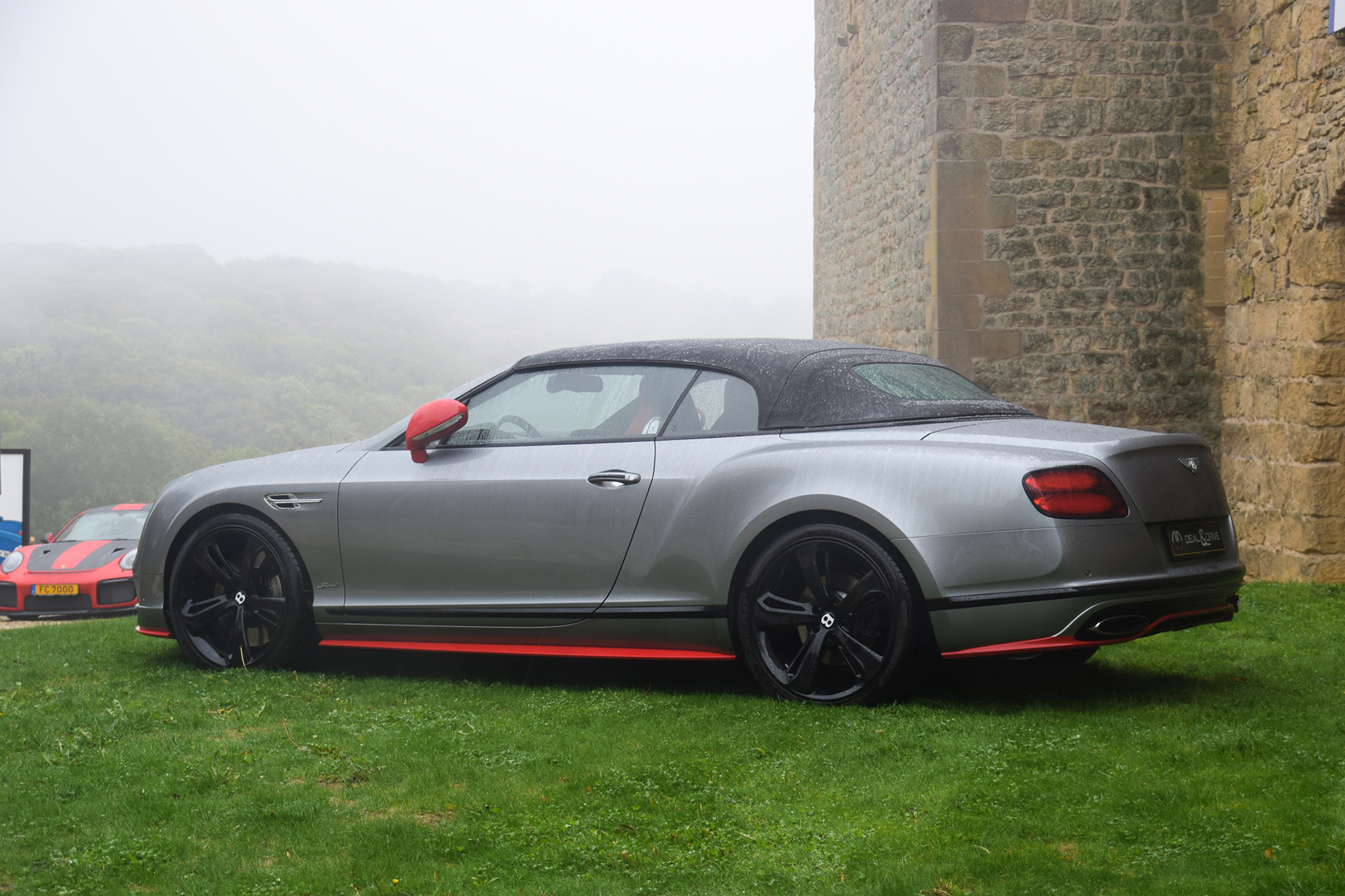 Bentley  Continental GTC I phase 2 Speed Cabriolet arrière - Automania 2018, Manderen, Château de Malbrouck