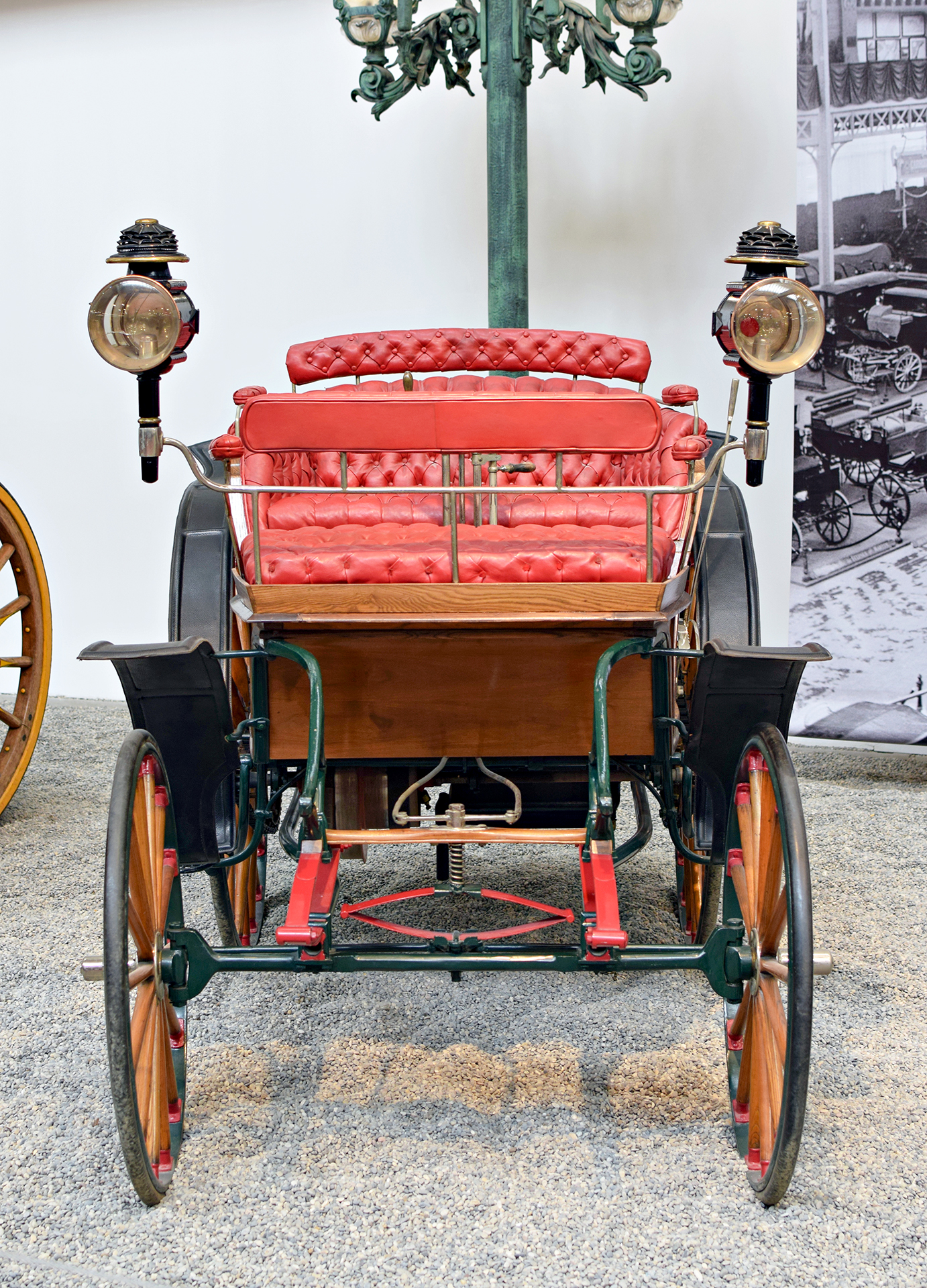 Benz Victoria 1893 front - Cité de l'automobile, Collection Schlumpf, Mulhouse
