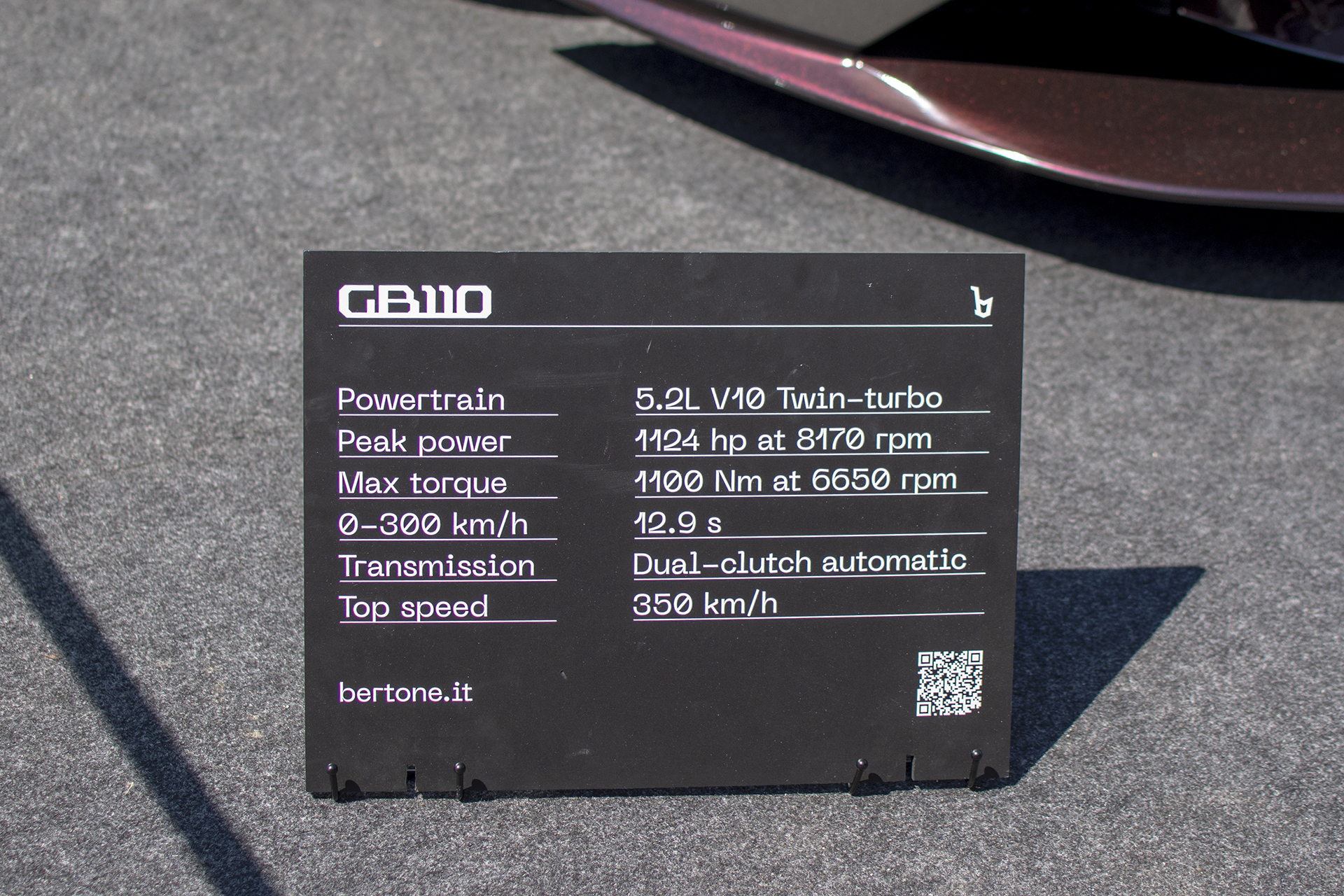 Bertone GB110 - Dream-Cars-festival, 2025, Wicrange