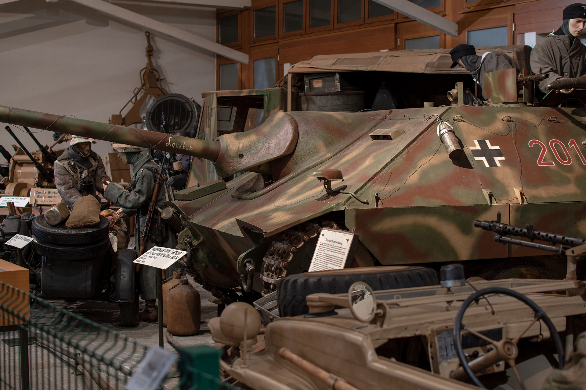 BMM Jagdpanzer 38t 1944 zoom - Musée National d'Histoire Militaire, Diekirch