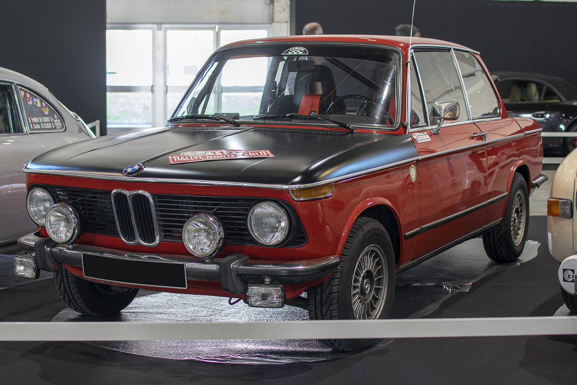 BMW 2002 1975 de compétition "Rallye de Monte Carlo  Historique" (Muller,Clavel) - Salon ,Auto-Moto Classic, Metz, 2019