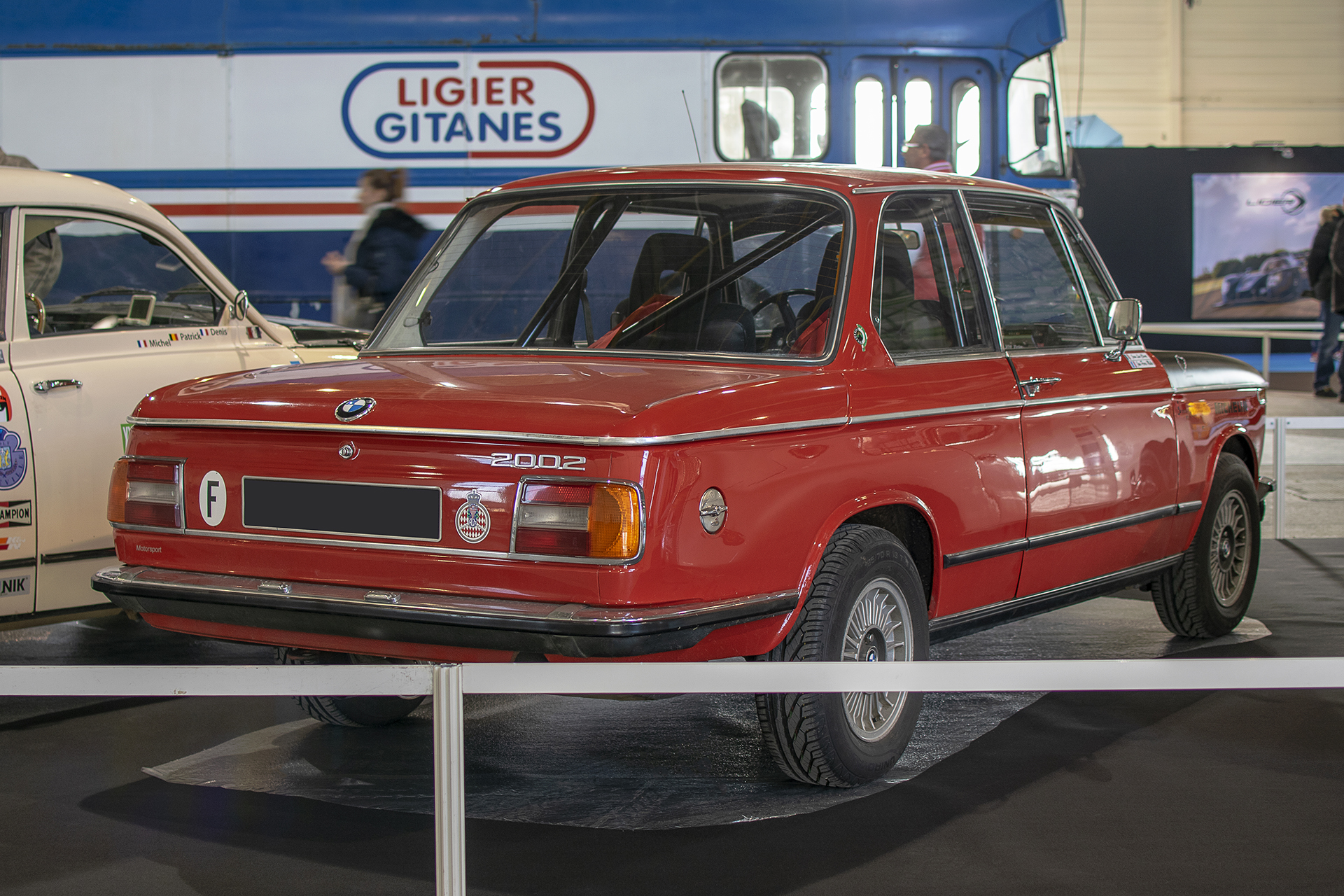 BMW 2002 1975 de compétition "Rallye de Monte Carlo  Historique" (Muller,Clavel) - Salon ,Auto-Moto Classic, Metz, 2019