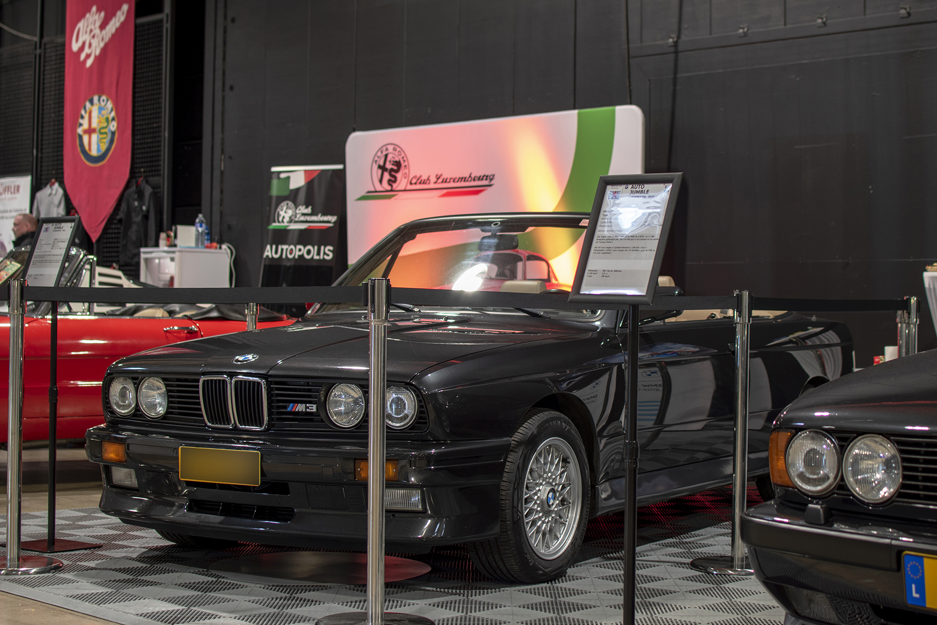 BMW M3 II E30 Cabriolet 1991 -- LOF, Auto Jumble ,2026, Luxembourg, all thing classic, Japan classic BMW M3 II E30 Cabriolet 1991 -- LOF, Auto Jumble ,2026, Luxembourg, all thing classic, Japan classic