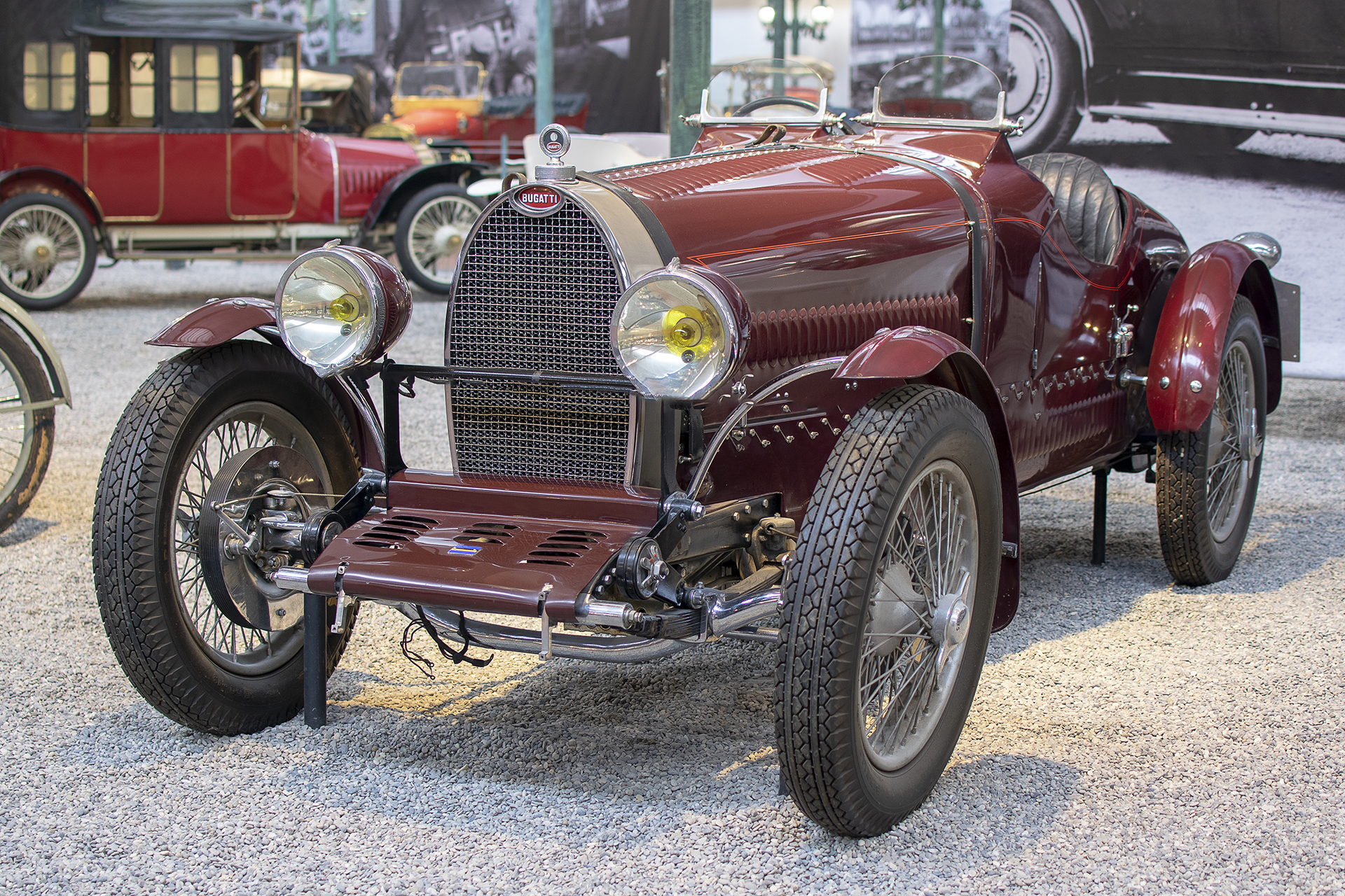 Bugatti type 38 Torpédo biplace sport 1927 - Cité de l'automobile, Collection Schlumpf, Mulhouse, 2020