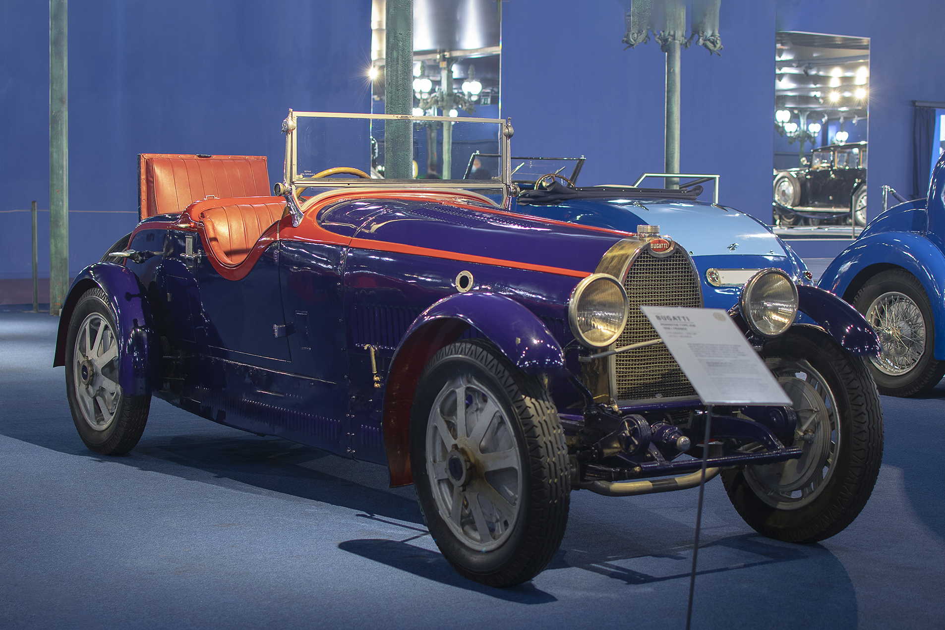 Bugatti type 43A roadster 1930 - Cité de l'automobile, Collection Schlumpf, Mulhouse, 2020