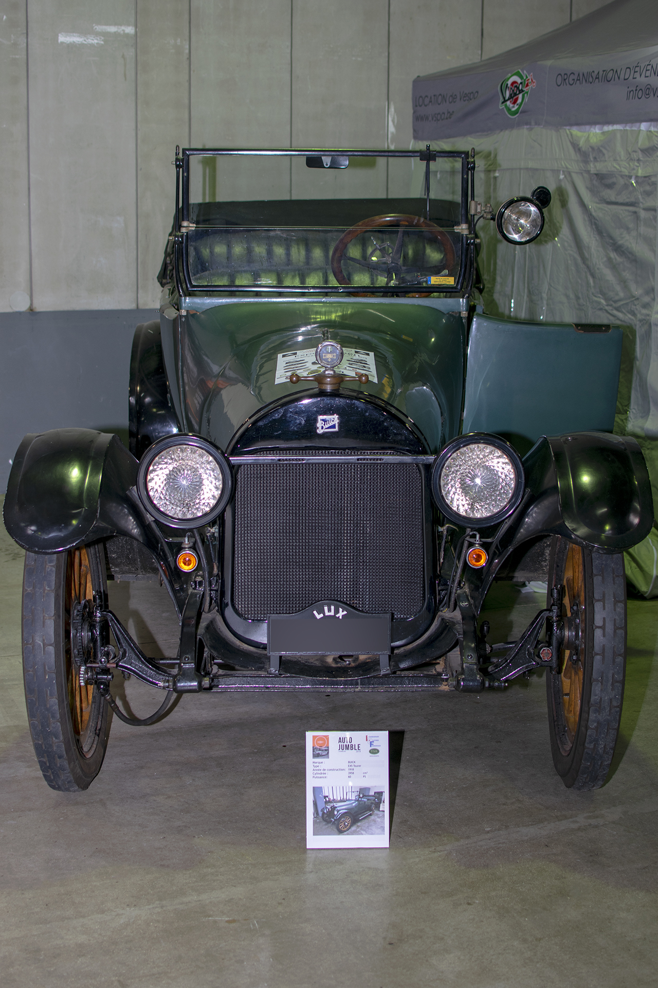 Buick E45 Tourer 1917 avant - LOF, Autotojumble, Luxembourg, 2019 Buick E45 Tourer 1917 avant - LOF, Autotojumble, Luxembourg, 2019