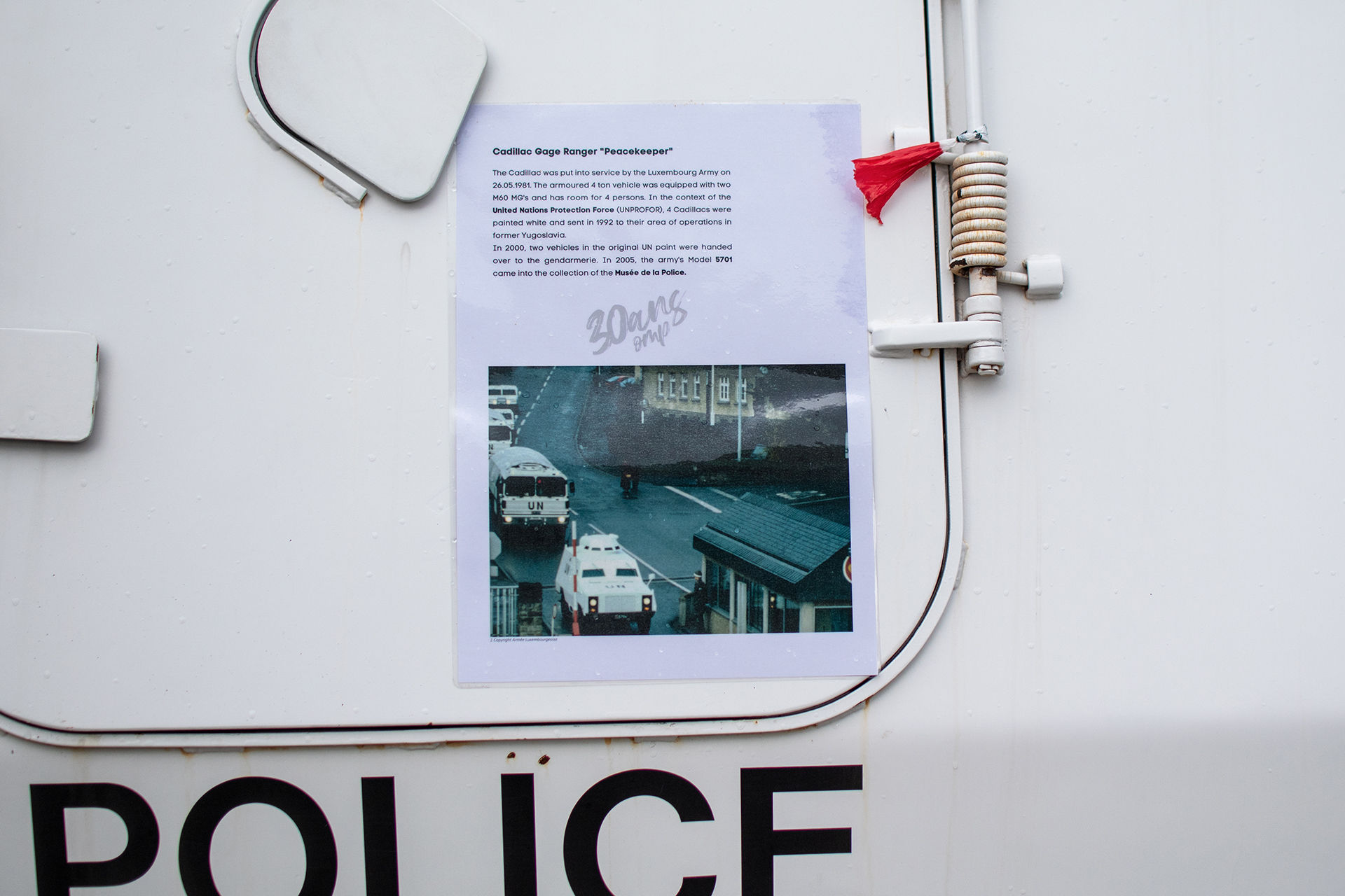 Cadillac Gage Ranger infos - Musée National d'Histoire Militaire, Diekirch