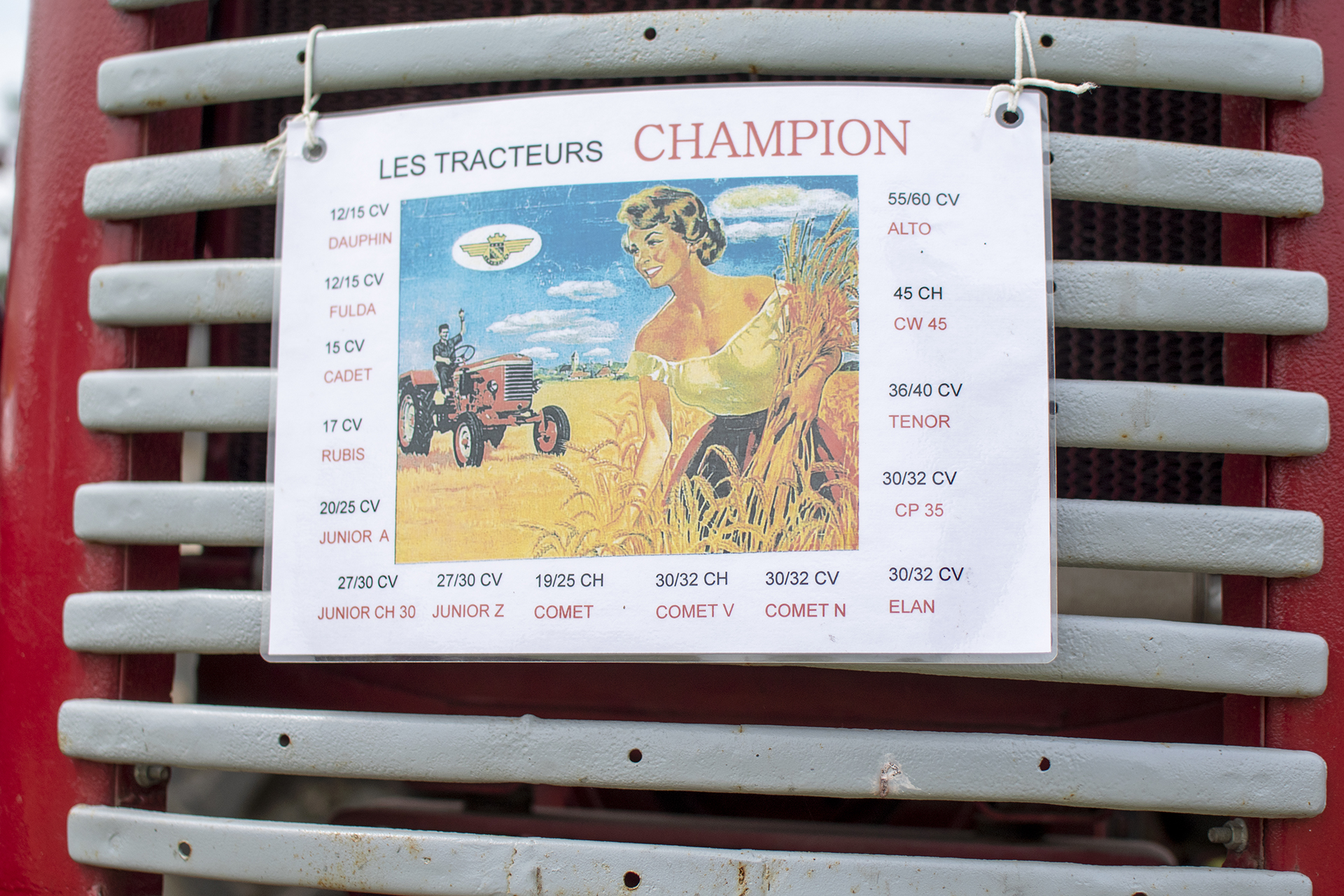 Champion Elan infos  - Expostion de tracteurs et matériel agricoles ancien -  Vigneulles-les-Hattonchatel 2026