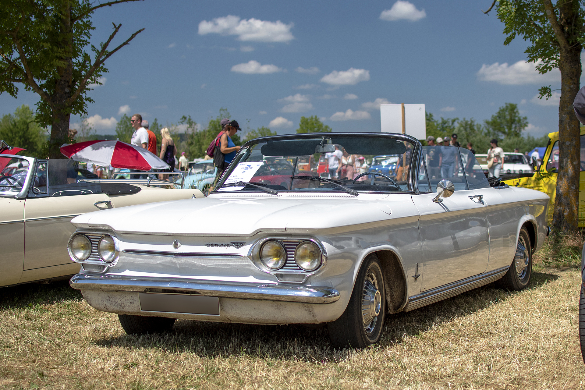 Chevrolet Corvair I 1963 - Rétro Meus'Auto ,2023, Heudicourt, Lac de la Madine