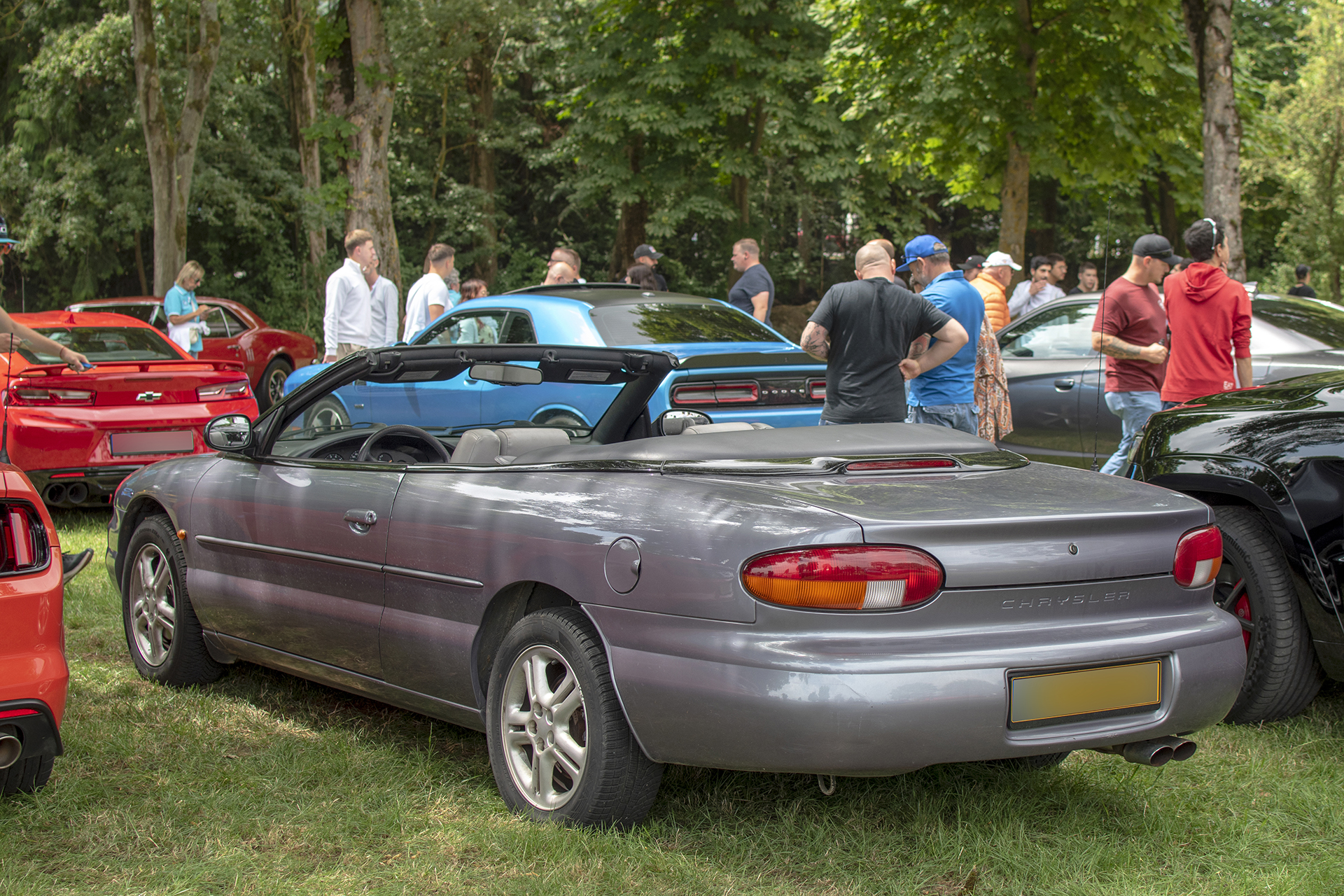 Chrysler Cirrus JX Cabriolet arrière - DreamCars Festival ,2023 ,Schwebsange ,port