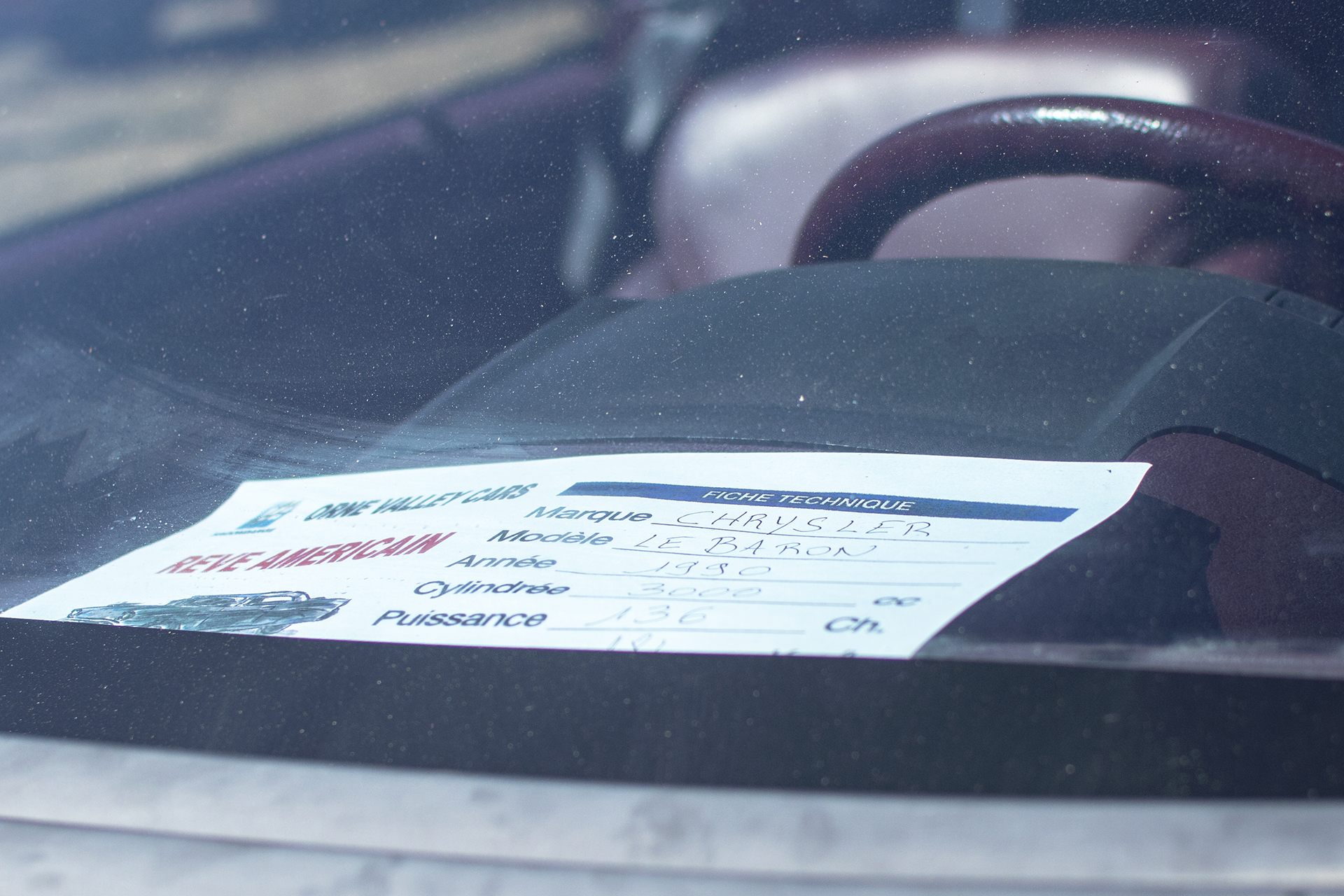 Chrysler LeBaron III Cabriolet 1990 infos - Rêve américain, Ballastière Meeting, Hagondange, 2025