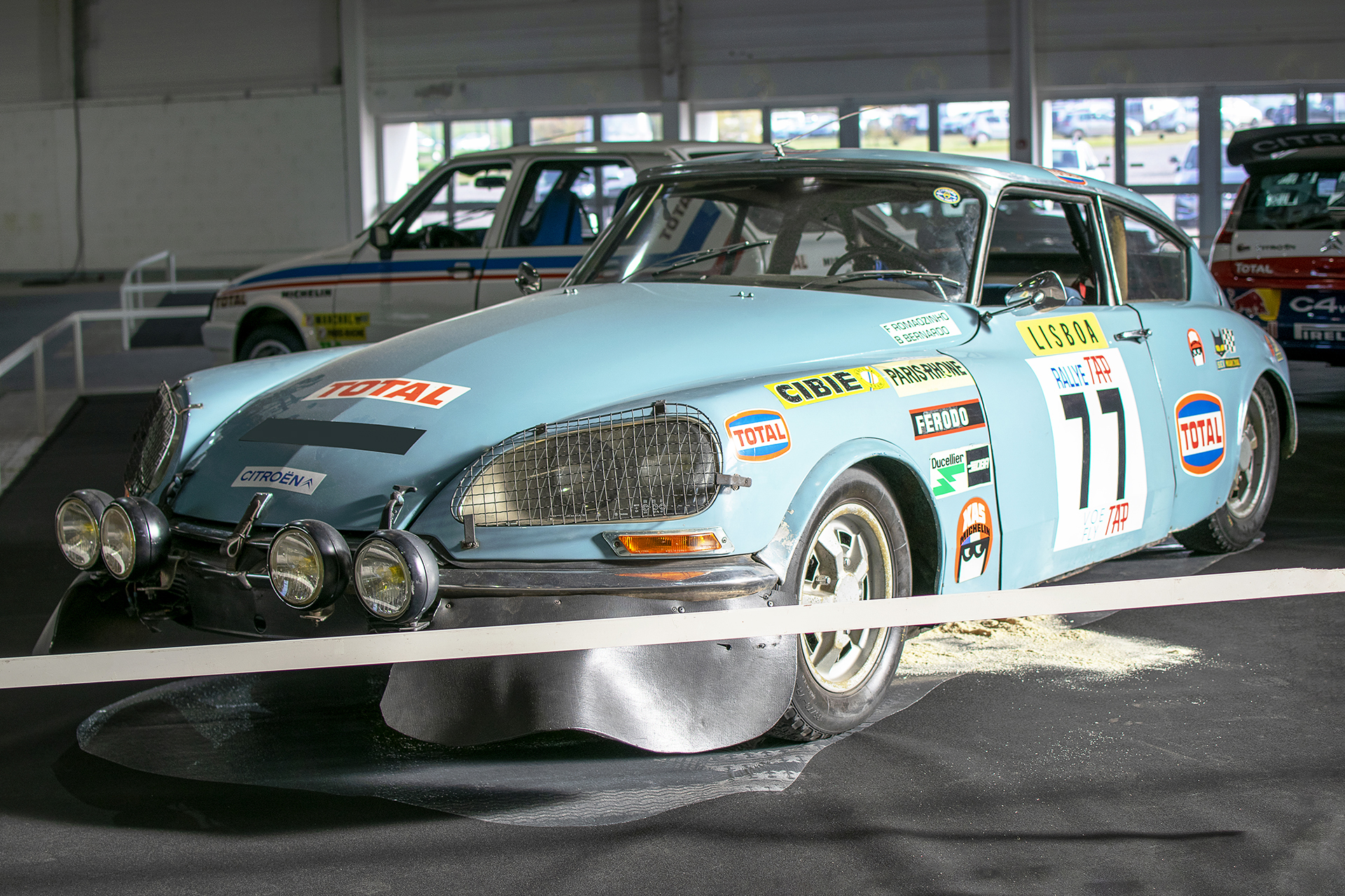  Citroën DS 21 de compétition (Romaozinho - Bernardo) groupe 5 Rallye du Portugal 1972 - Salon ,Auto-Moto Classic, Metz, 2019