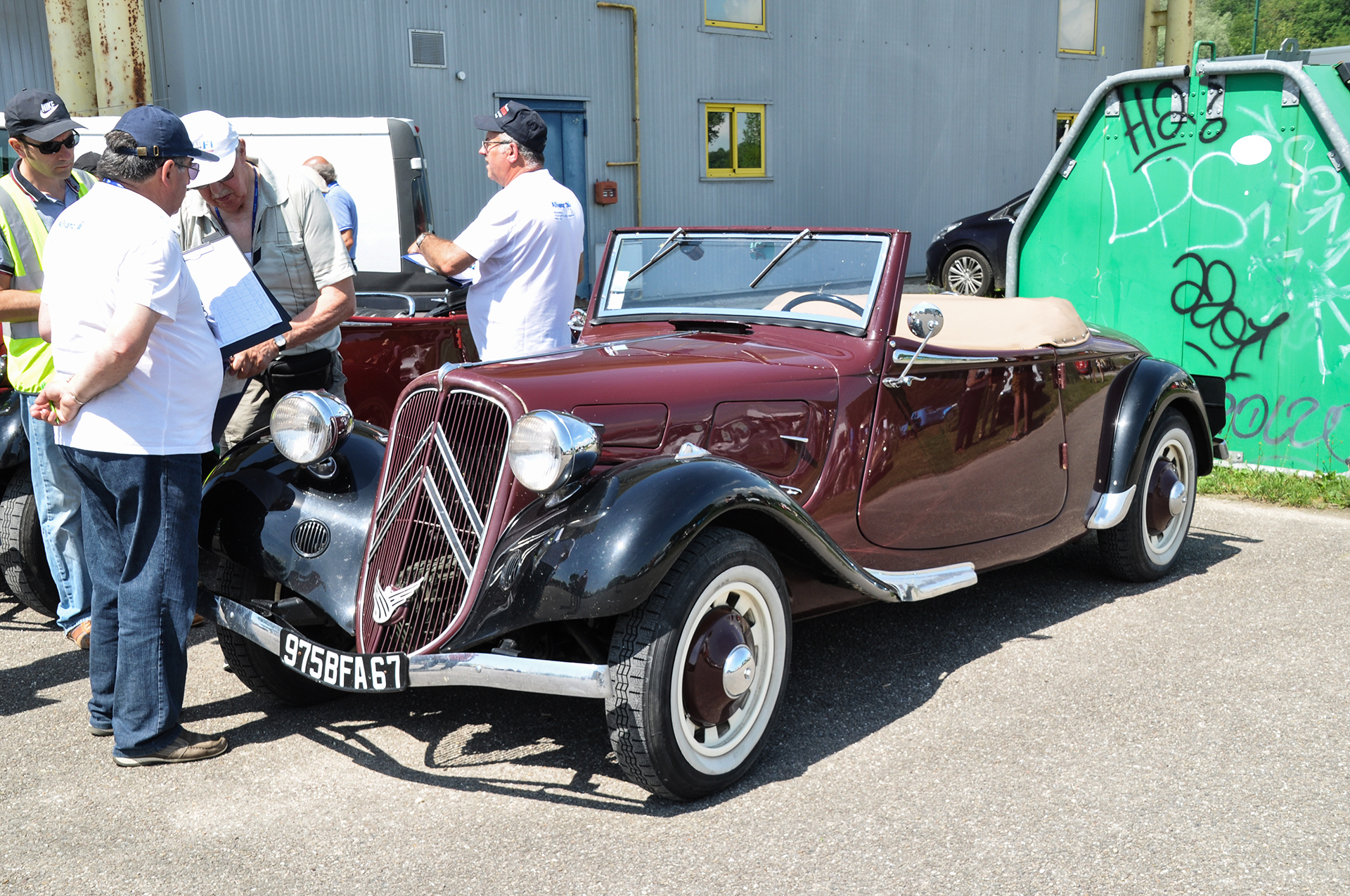  Citroën Traction 15-Six Cabriolet - Rétro Meus'Auto 2018, Lac de la Madine