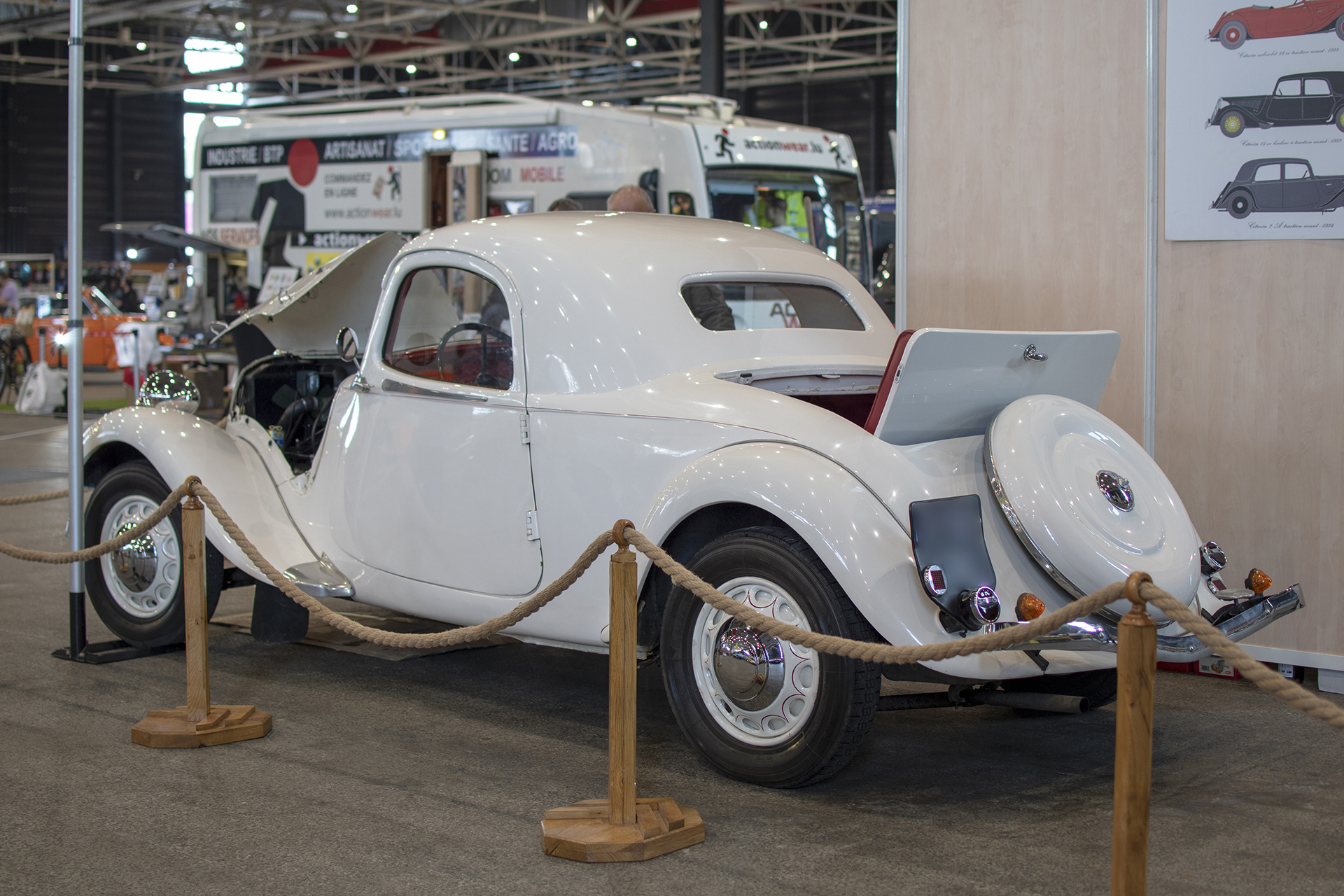  Citroën Traction 7 coupé arrière  - Metz ,Auto Passion ,2023