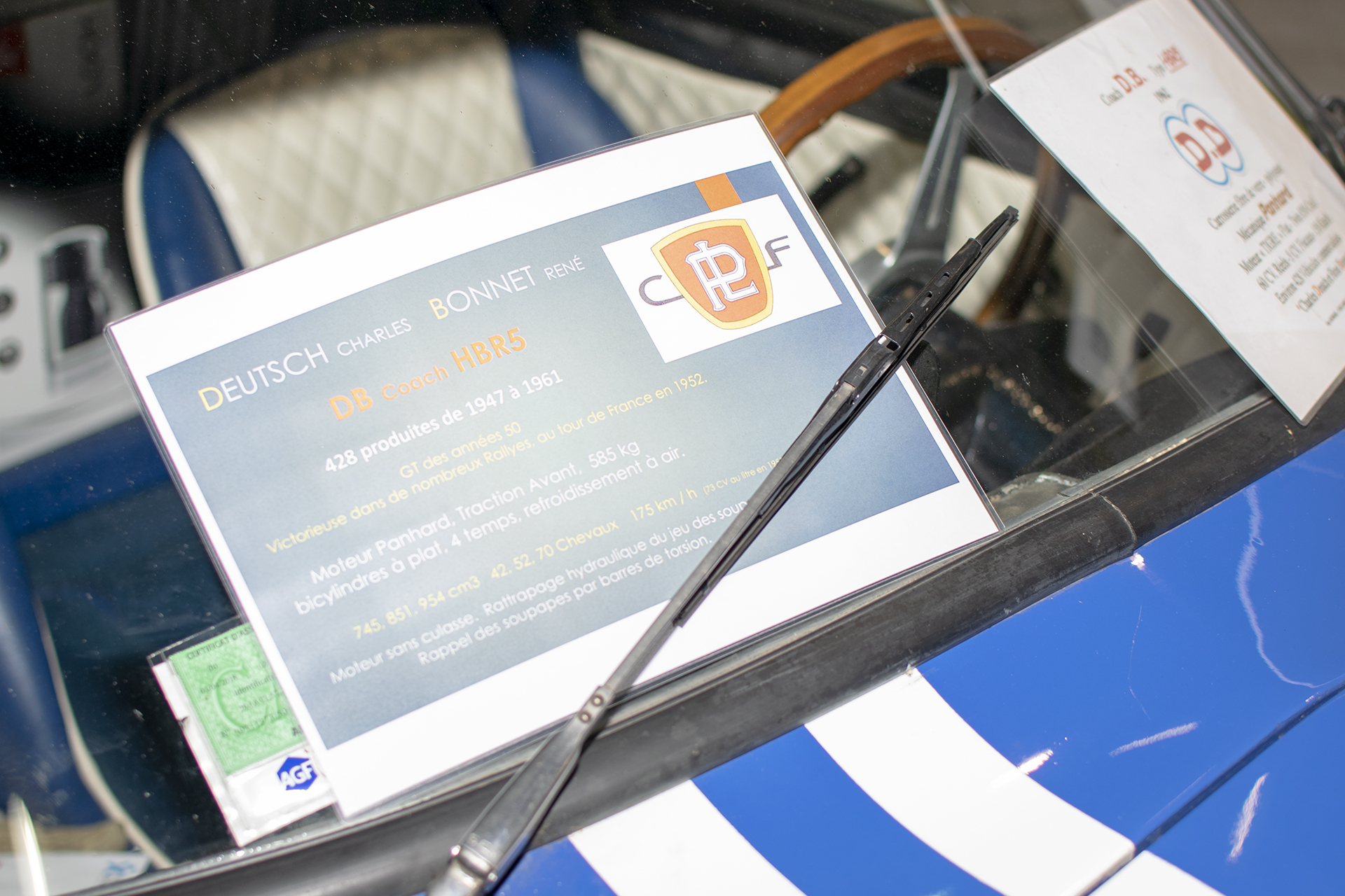 Deutsch-Bonnet Coach HBR 5 infos - Salon ,Auto-Moto Classic ,Metz ,2018
