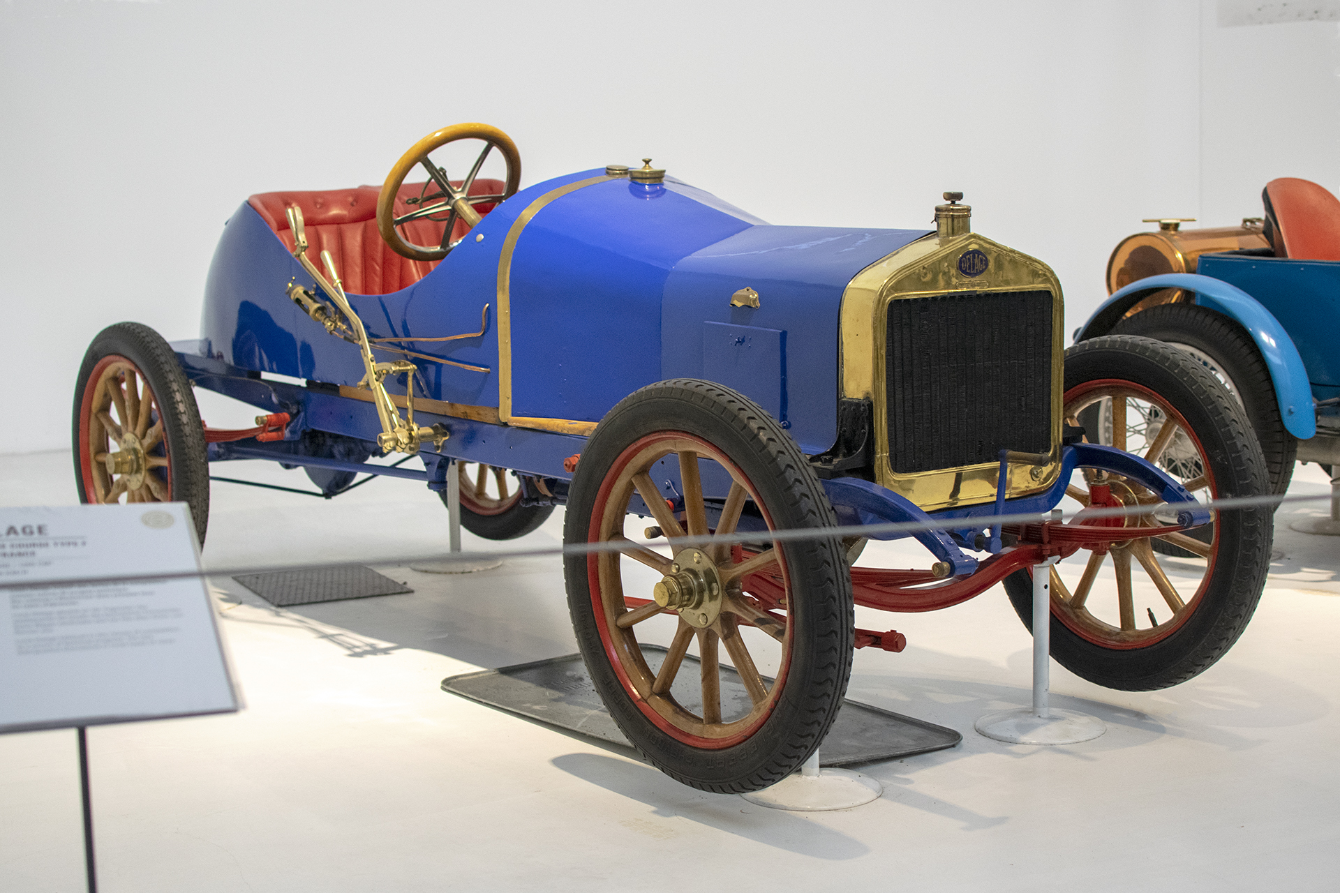 Delage type F biplace course 1908 - Cité de l'automobile, Collection Schlumpf, Mulhouse, 2020