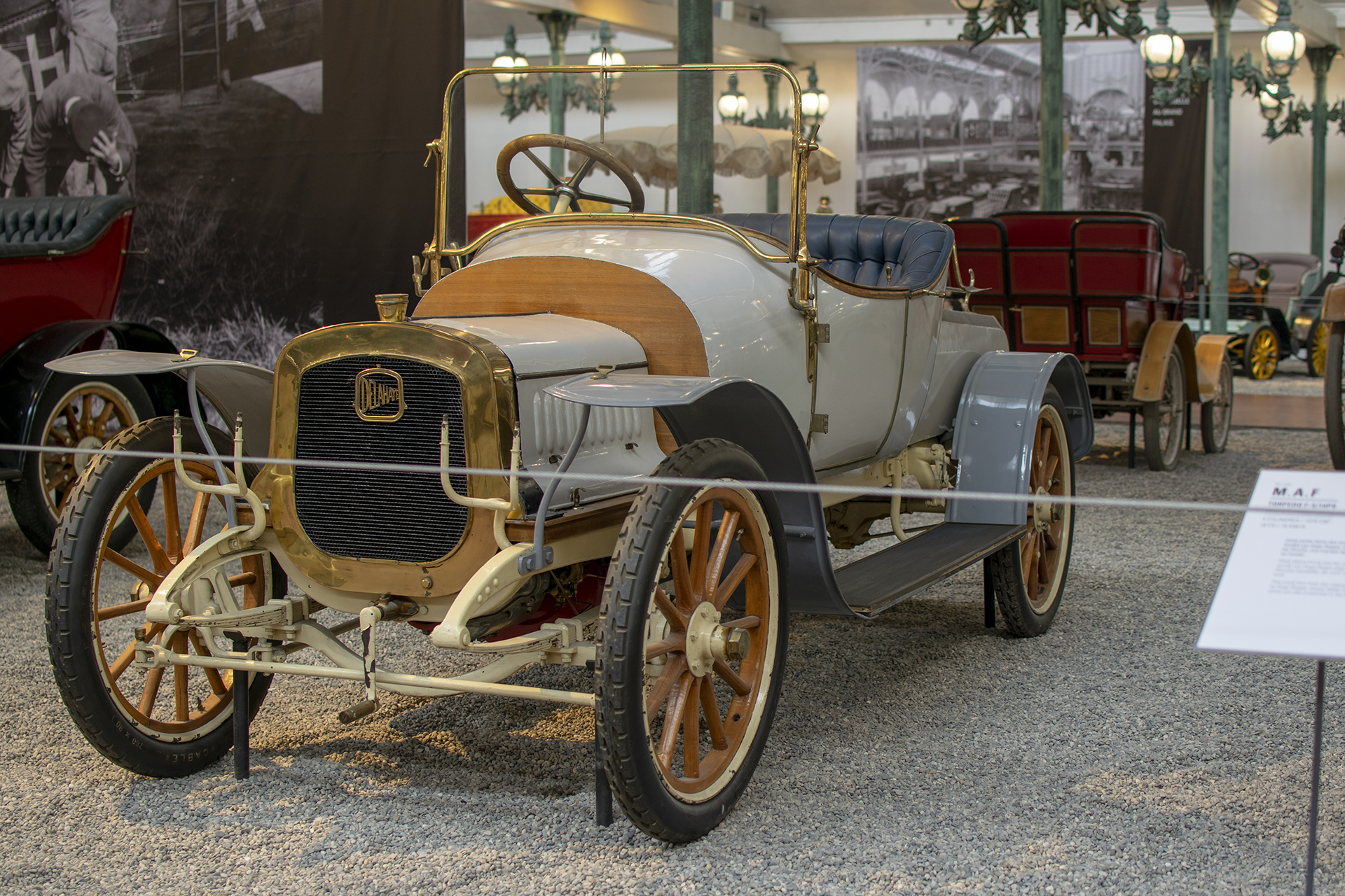 Delahaye type 28A torpedo 1908 - Cité de l'automobile, Collection Schlumpf, Mulhouse, 2020