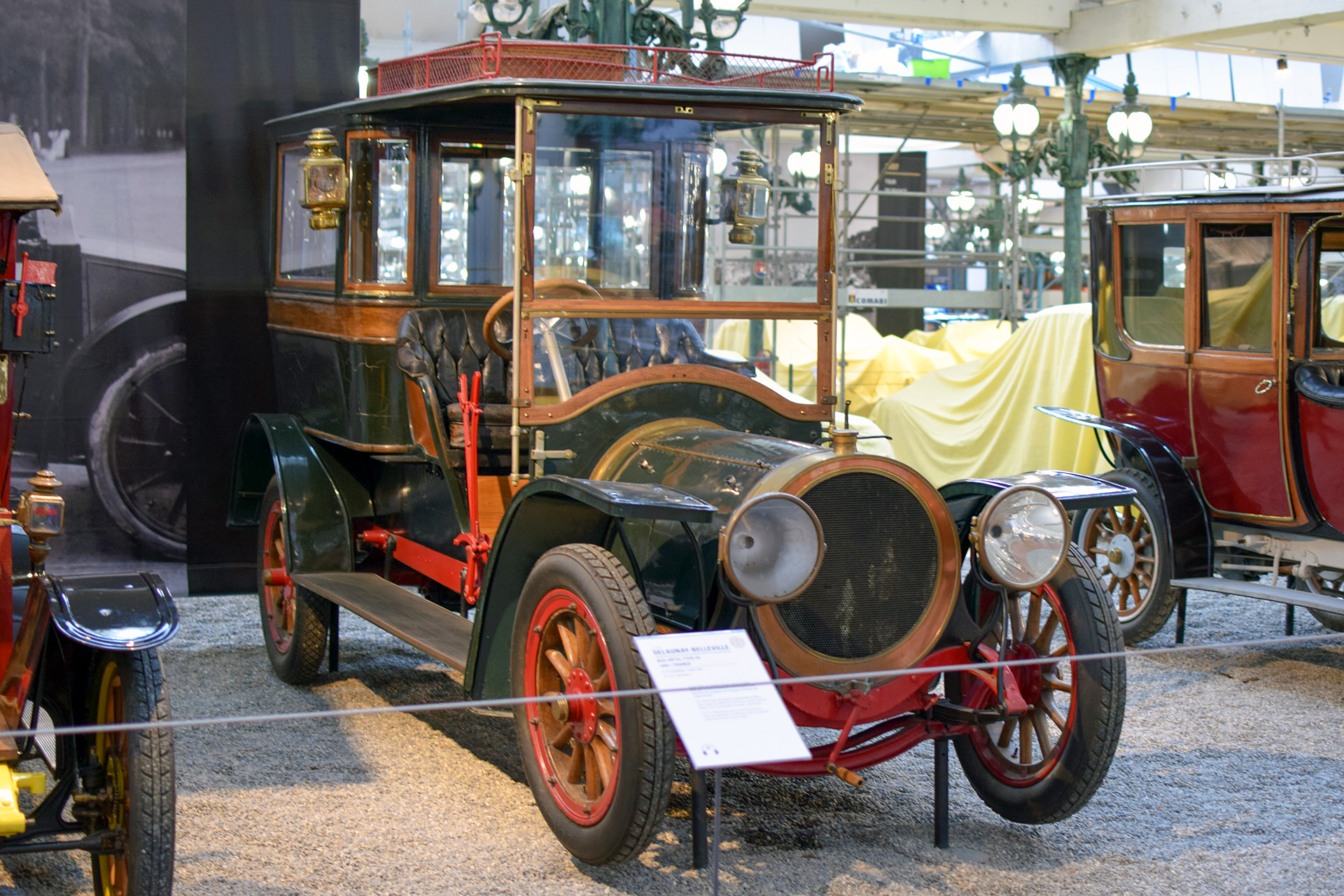 Delaunay-Belleville F6 Bus hôtel 1909 - Cité de l'automobile, Collection Schlumpf, Mulhouse