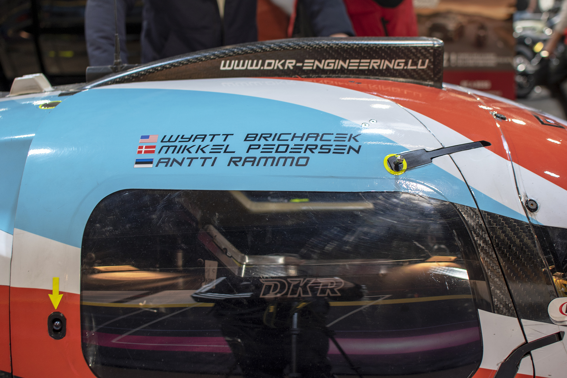 DKR LMP3 de compétiton pilotes (Brichasek,Pedersen,Ramo) - International Motor Show ,2025 ,Luxembourg