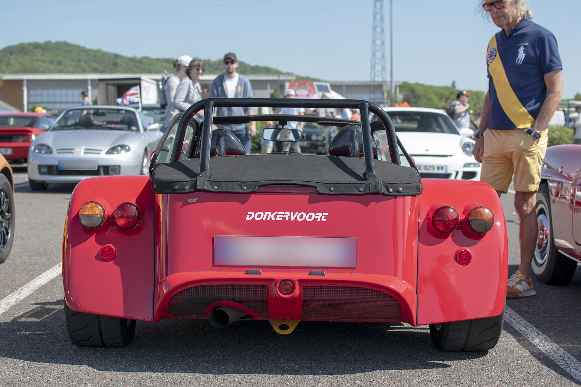 Donkervoort D8 arrière - Autos Mythiques 57, Thionville, 2023 Donkervoort D8 arrière - Autos Mythiques 57, Thionville, 2023