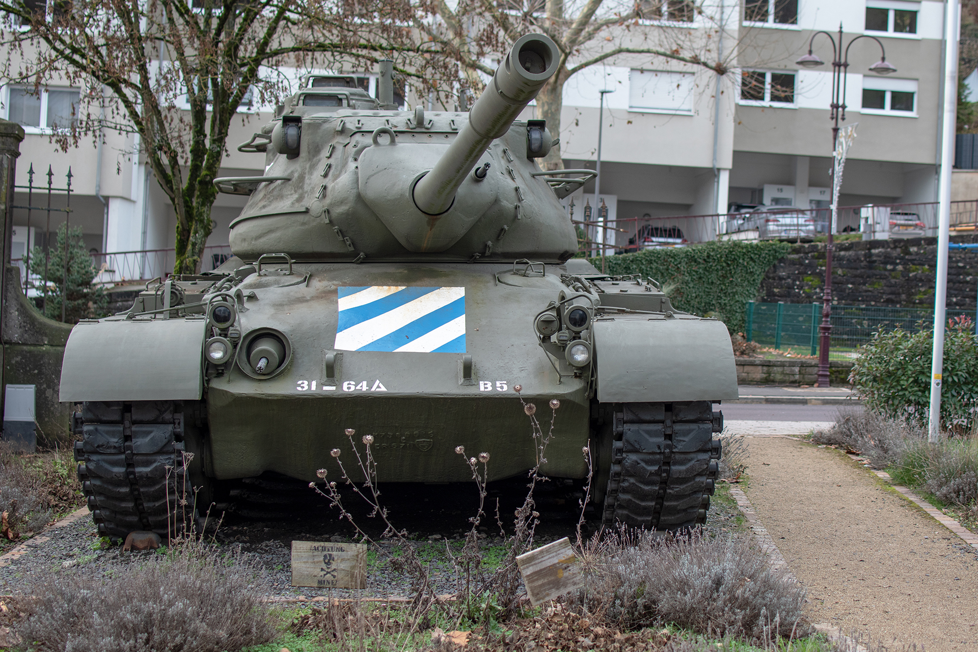  DTA M47 Patton front- Musée National d'Histoire Militaire, Diekirch
