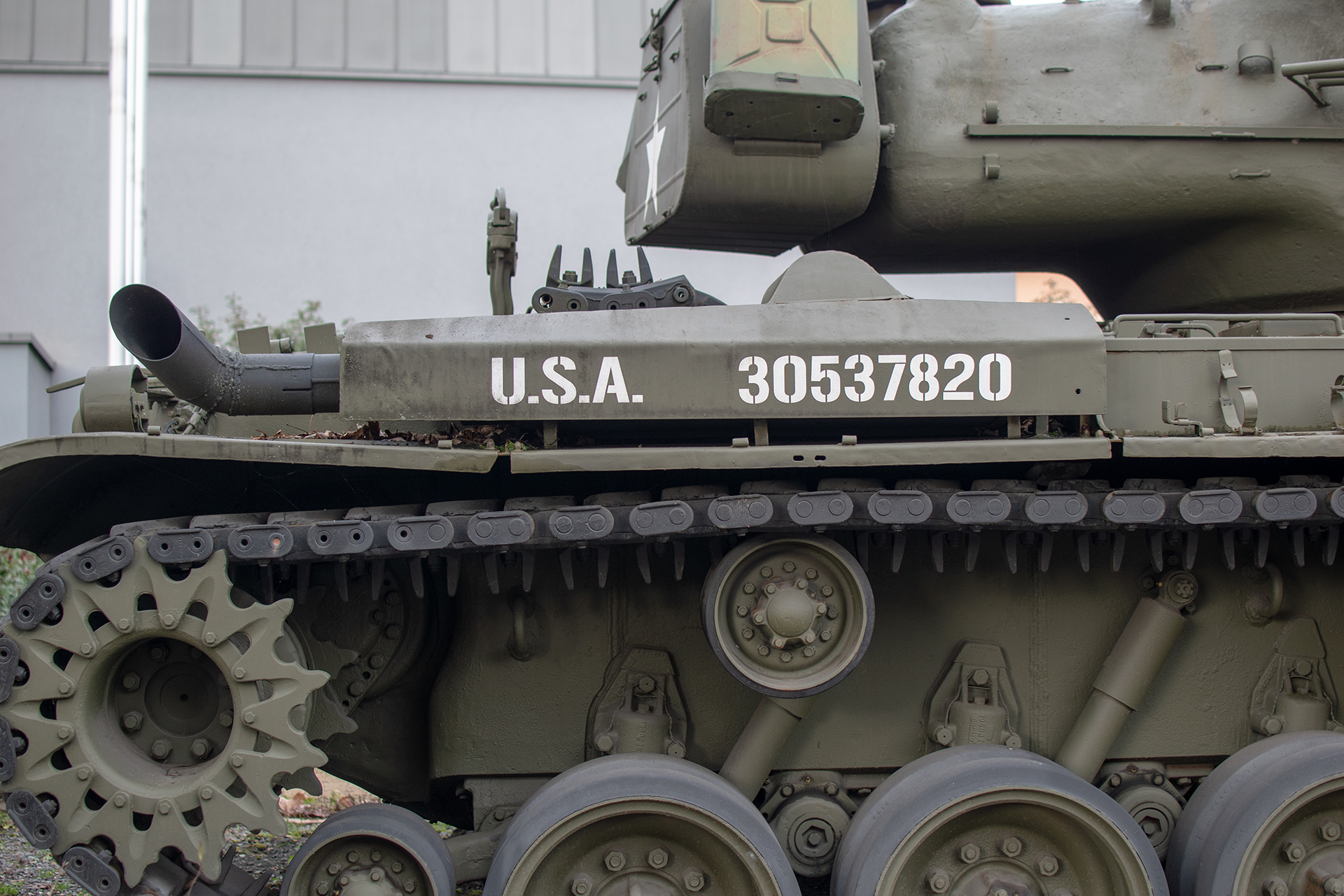  DTA M47 Patton side - Musée National d'Histoire Militaire, Diekirch