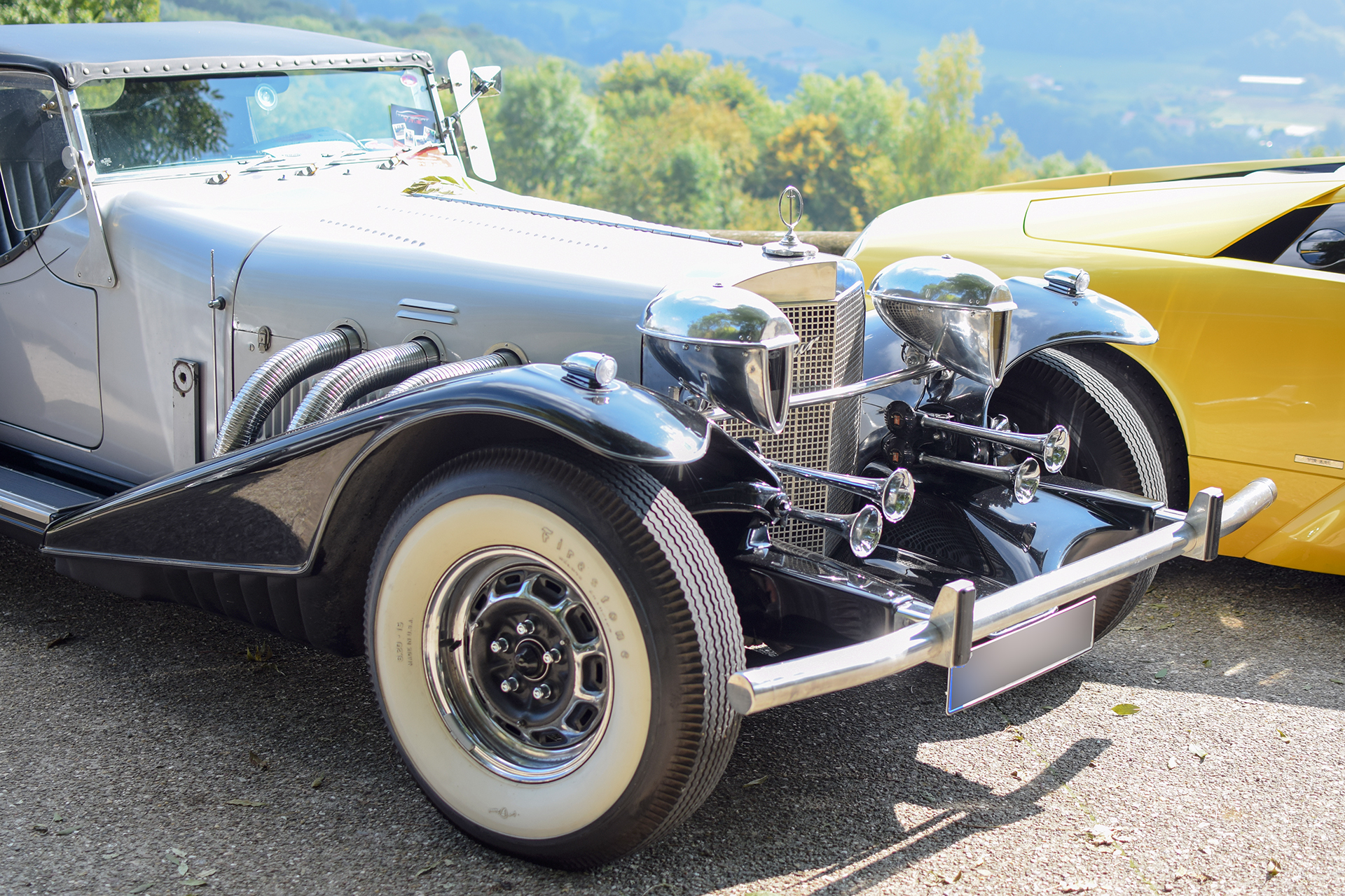 Excalibur série II 1974 calandre - Automania ,2017, Manderen, Château de Malbrouck Excalibur série II 1974 calandre - Automania ,2017, Manderen, Château de Malbrouck
