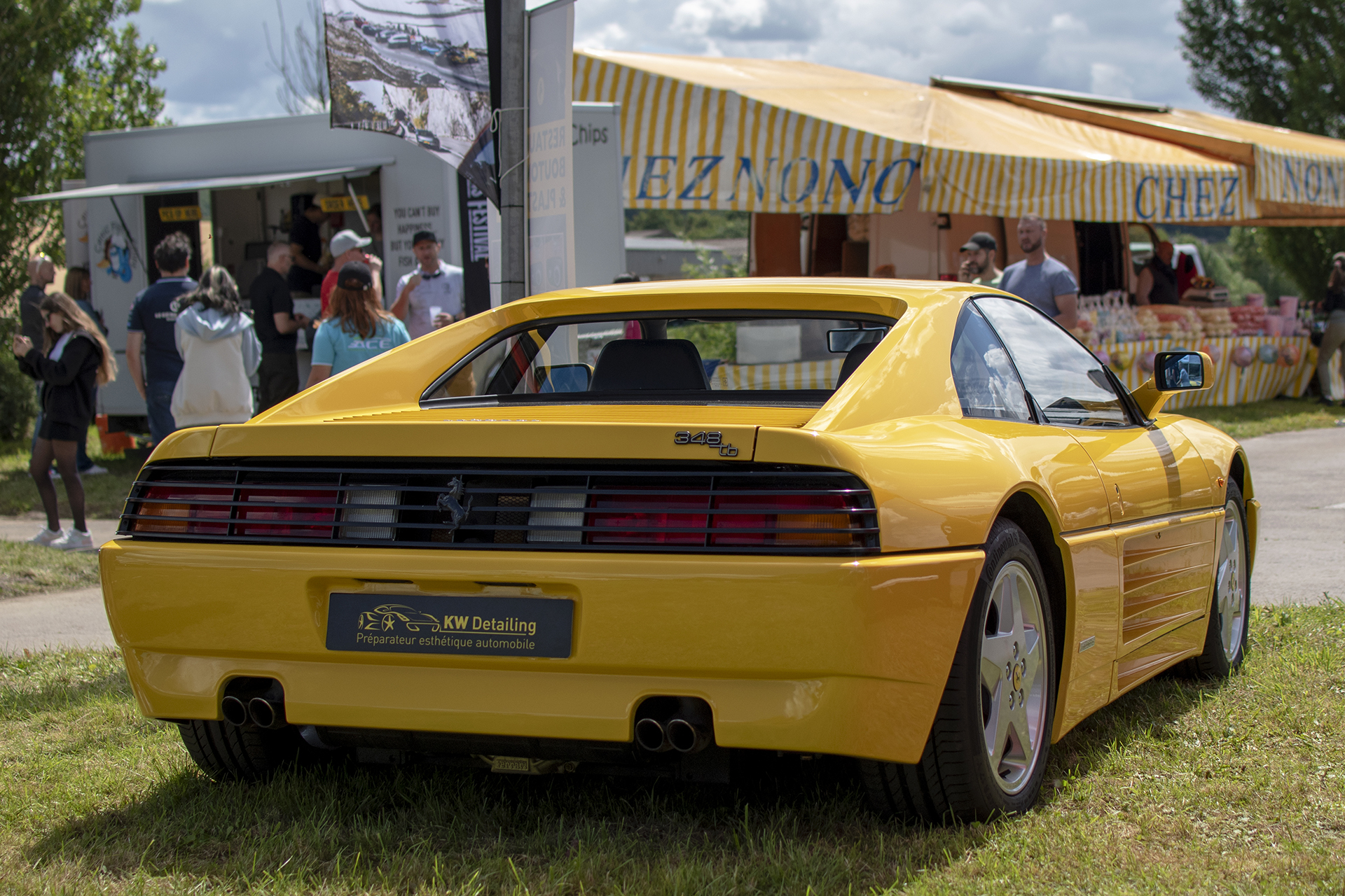 Ferrari 348 TB arrière - DreamCars Festival, 2024,Schwebsange ,Port