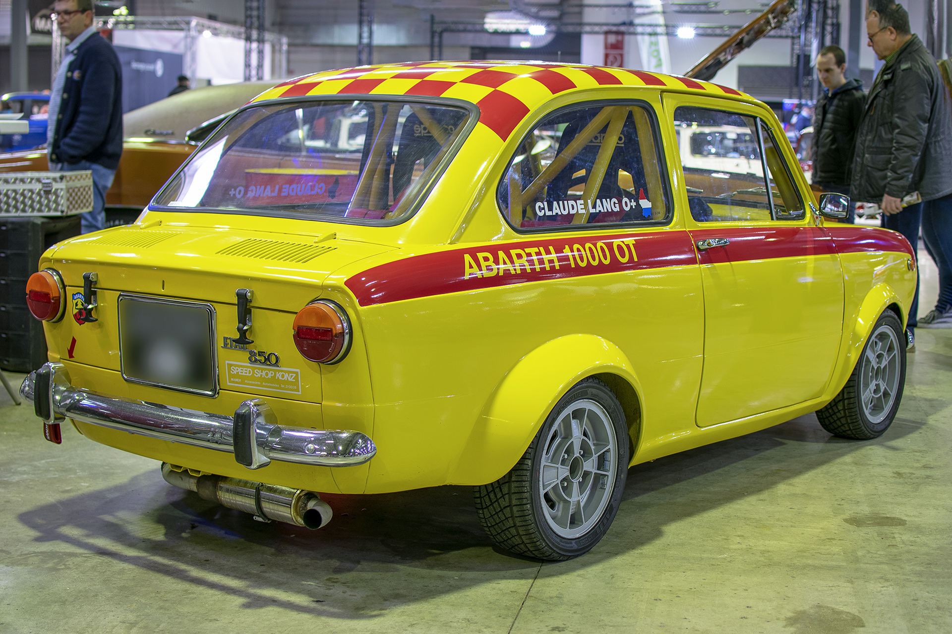 Fiat Abarth 850 OT arrière - LOF, Autotojumble, Luxembourg, 2020