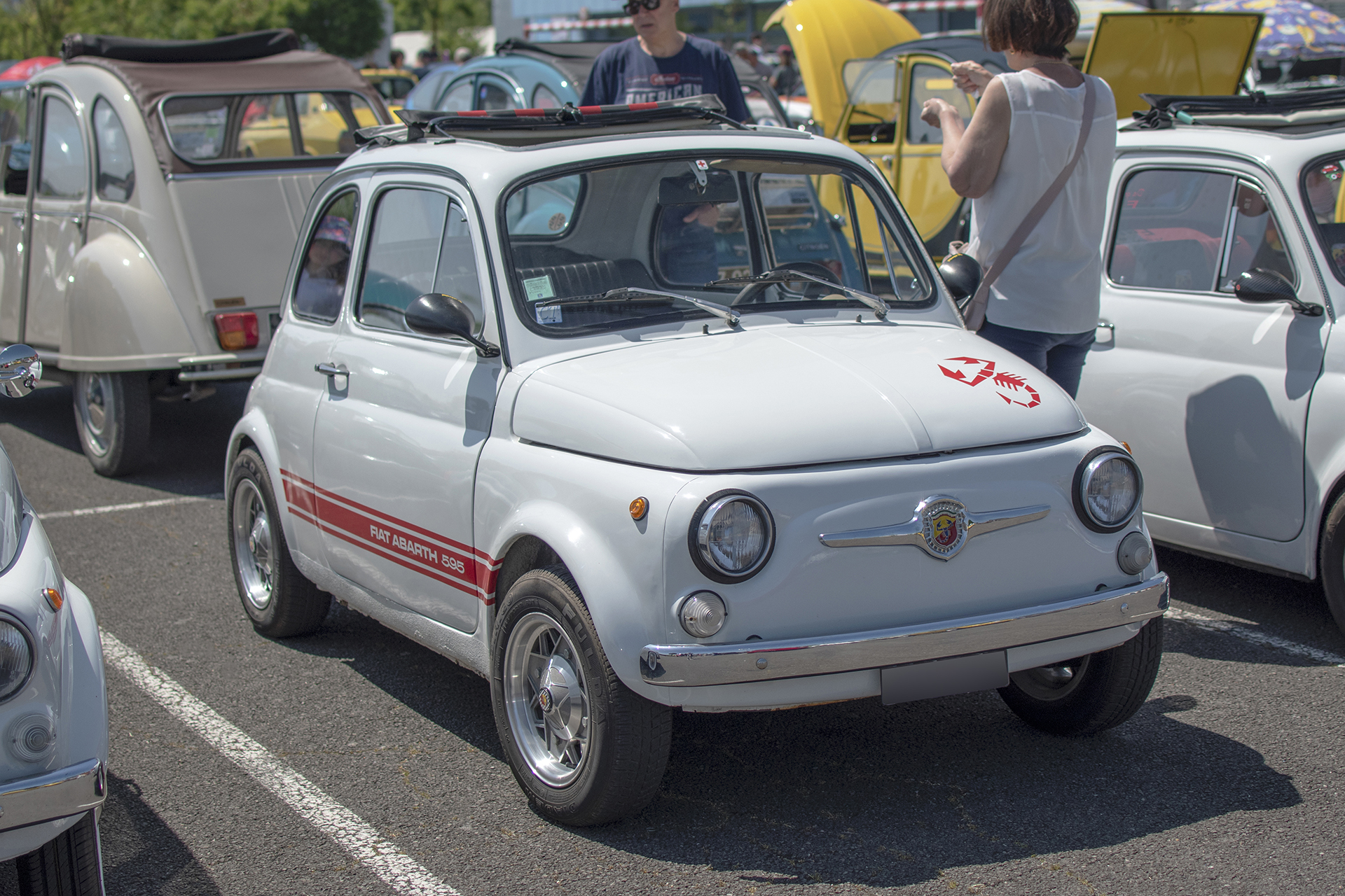 Fiat Nuova 500 Abarth 595 - Autos Mythiques 57, Thionville, 2023