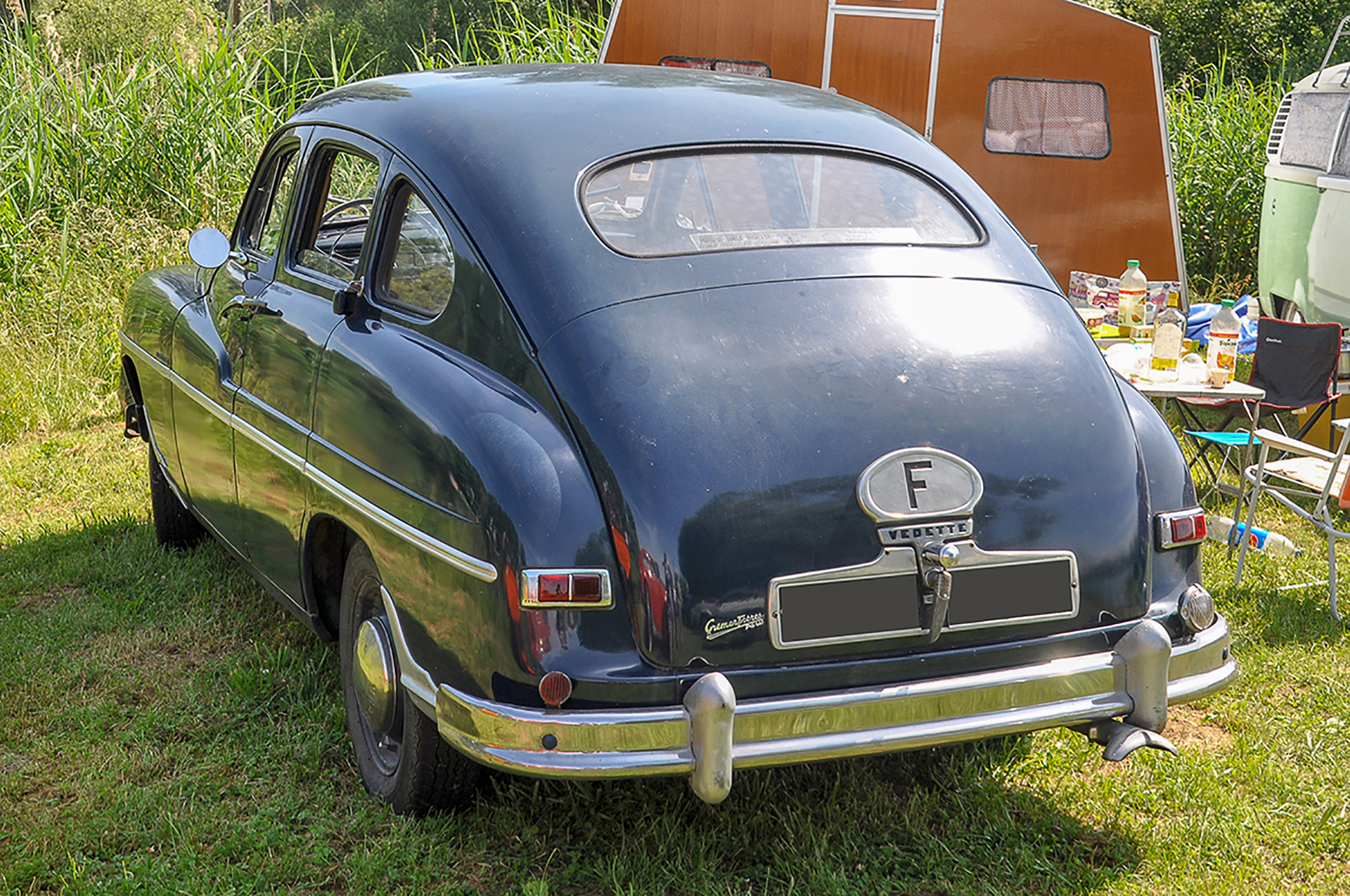 Ford Vedette - Rétro Meus'Auto 2018, Lac de la Madine