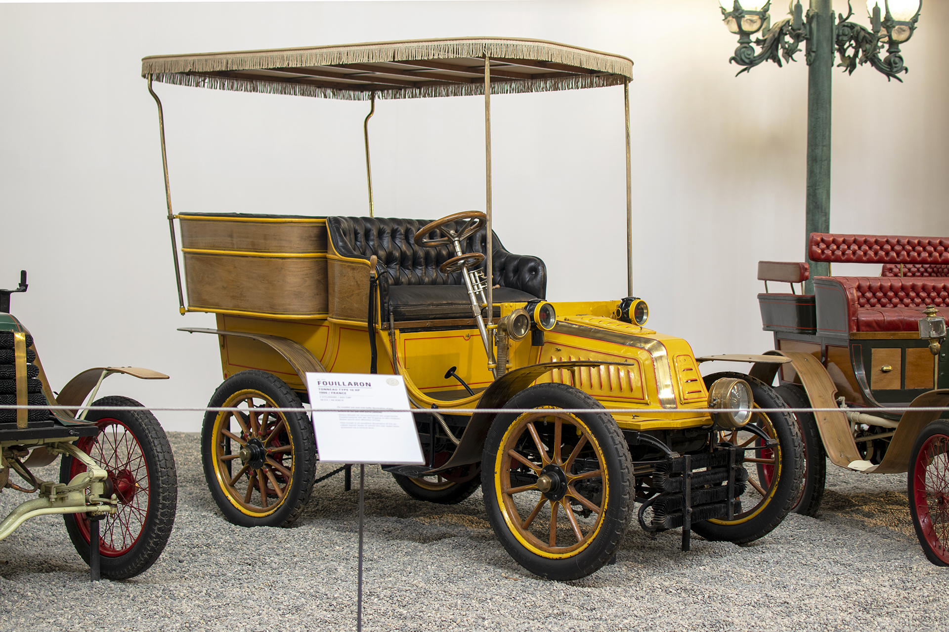 Fouillaron 10 HP tonneau 1906 - Cité de l'automobile, Collection Schlumpf, Mulhouse, 2020