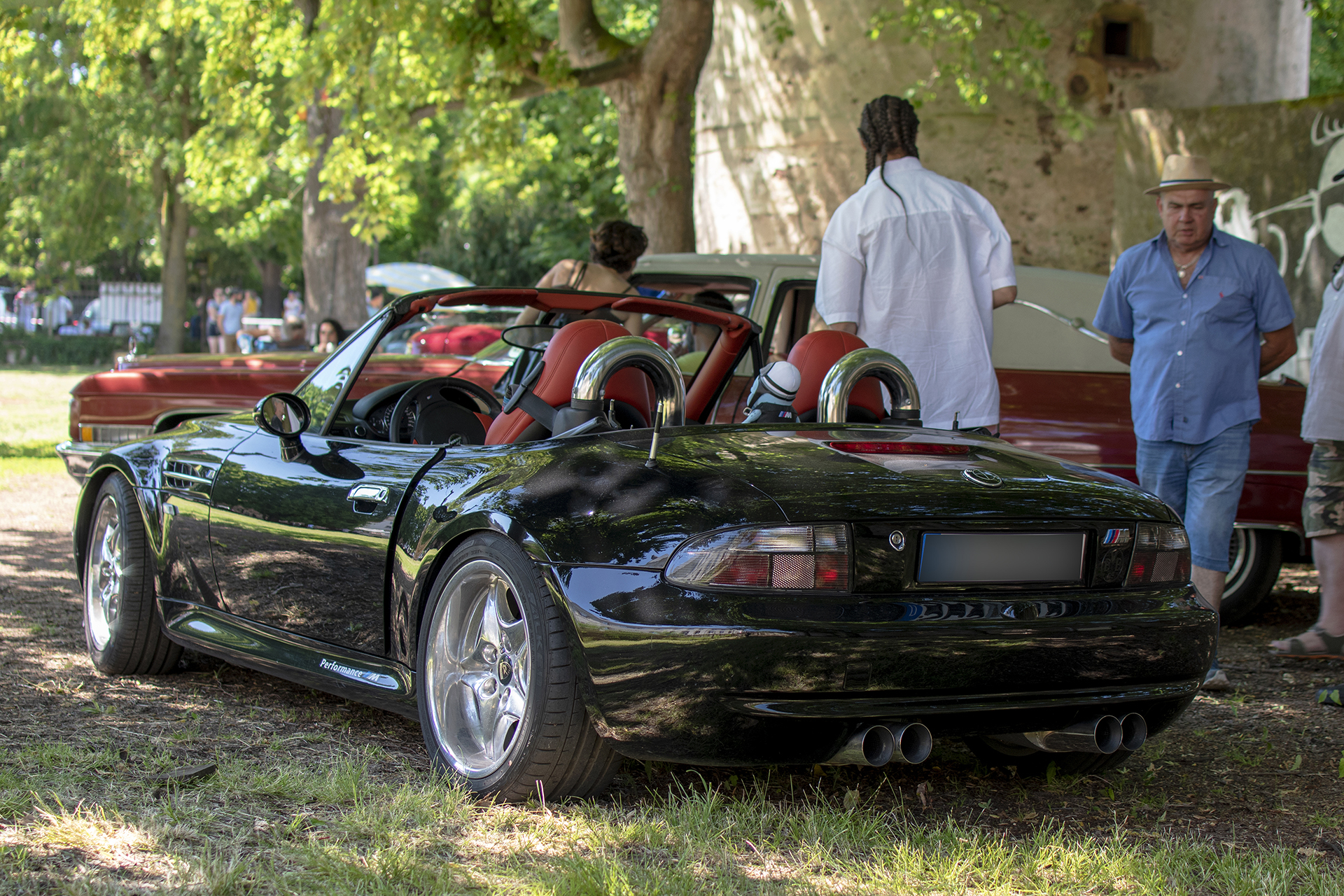 Hamann M roadster arrière- Automania ,2023,Sierck-Les-Bains, Parc Valette, Fête de la St Jean Hamann M roadster arrière - Automania ,2023,Sierck-Les-Bains, Parc Valette, Fête de la St Jean