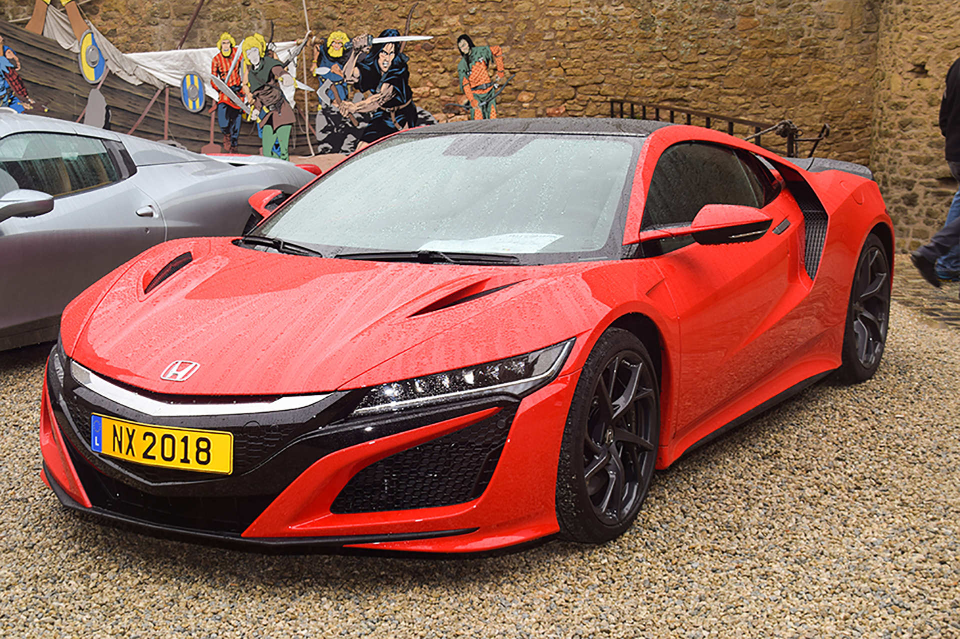 Honda NSX II - Automania 2018, Manderen, Château de Malbrouck