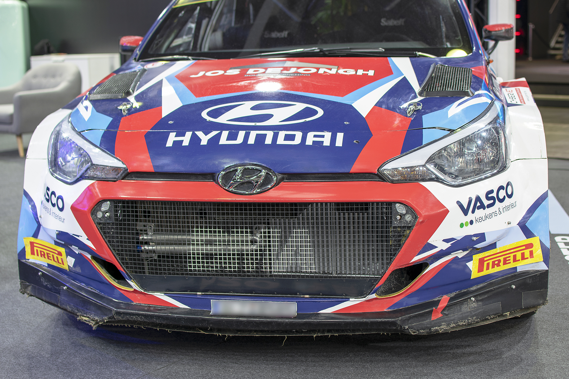 Hyundai i20 II de compétition R5 avant - International Motor Show ,Luxembourg  ,2021