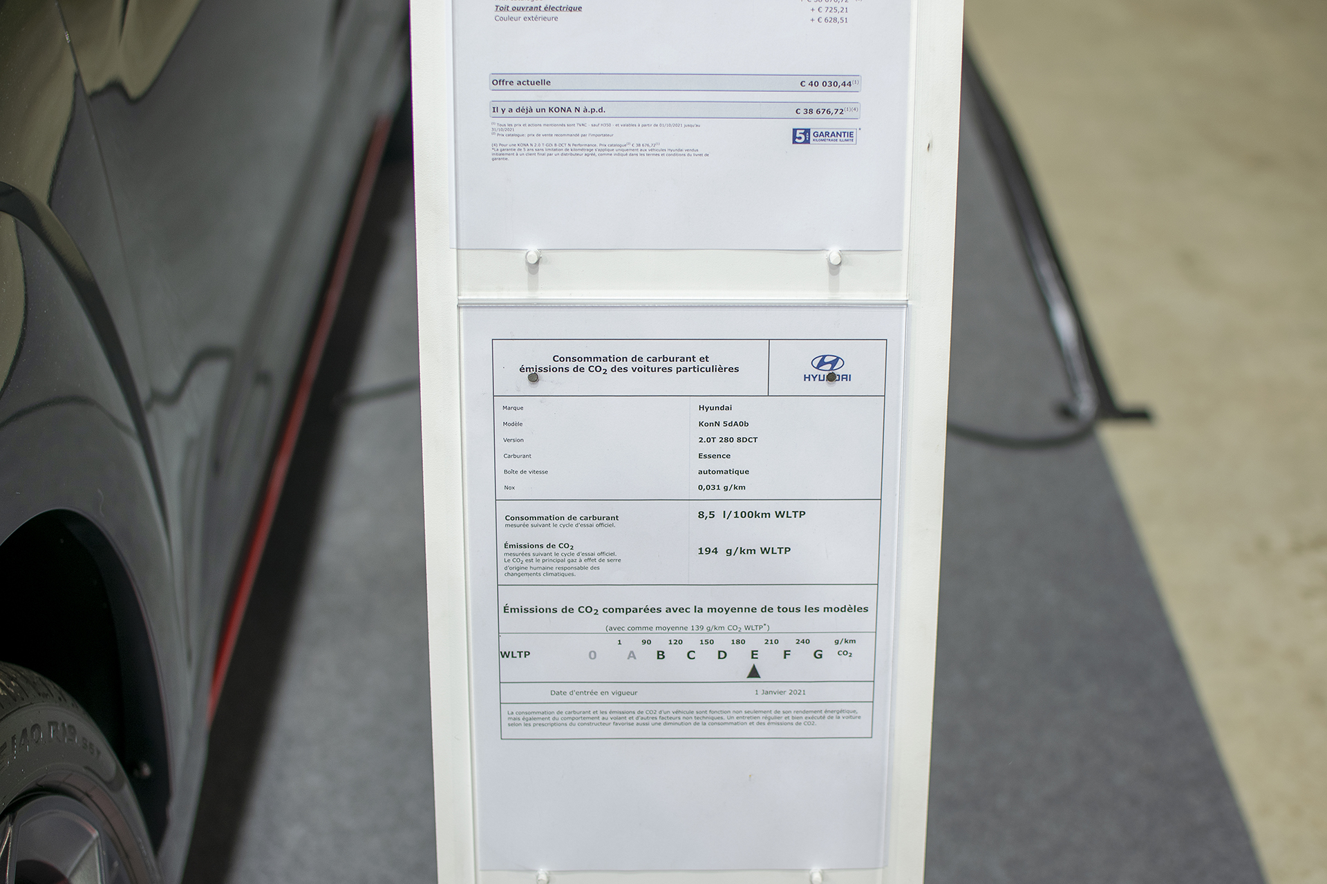 Hyundai Kona N infos  - International Motor Show ,Luxembourg  ,2021