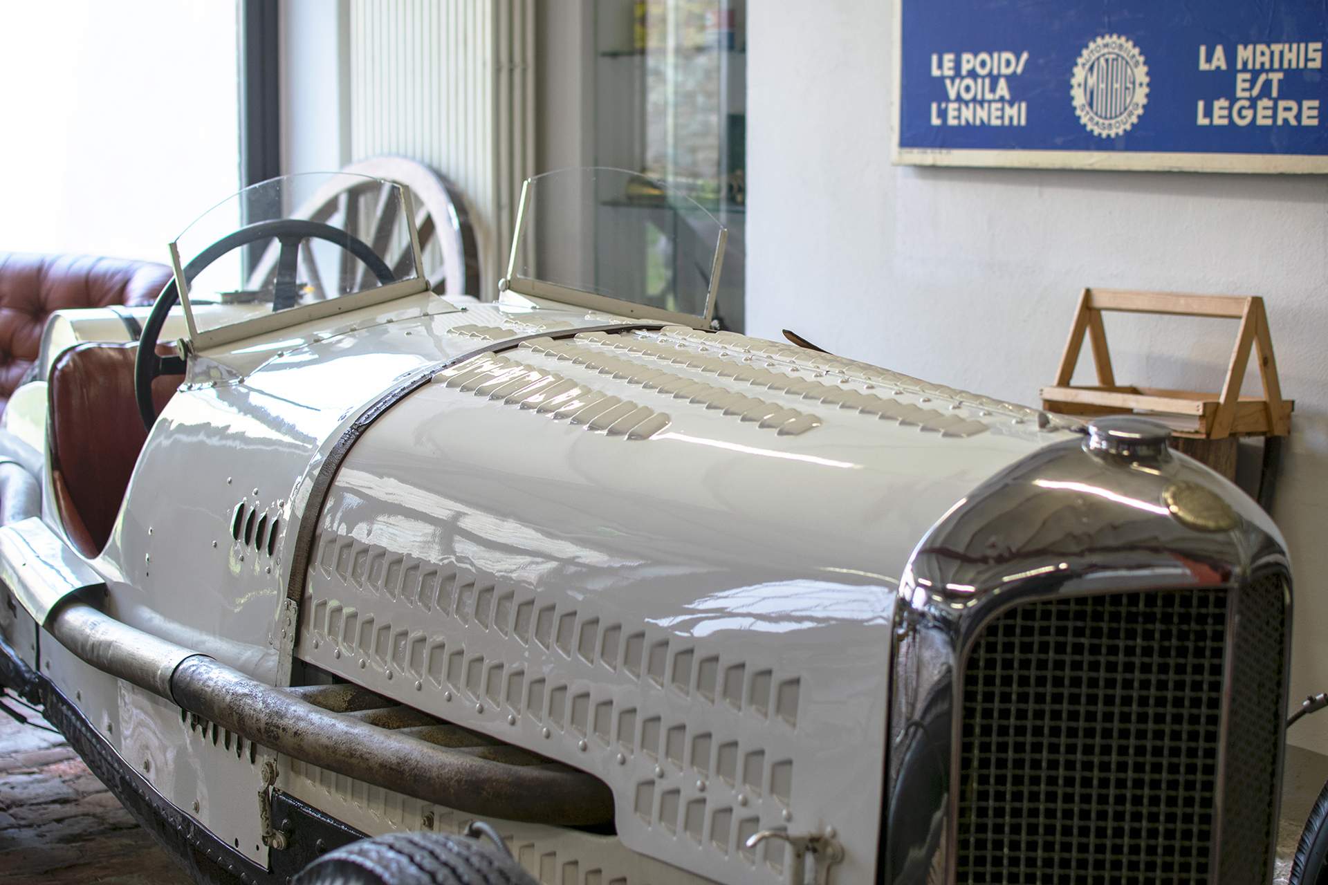 Imperia Grand Prix 1930 capot  - Conservatoire National de Véhicules Historiques, Diekirch