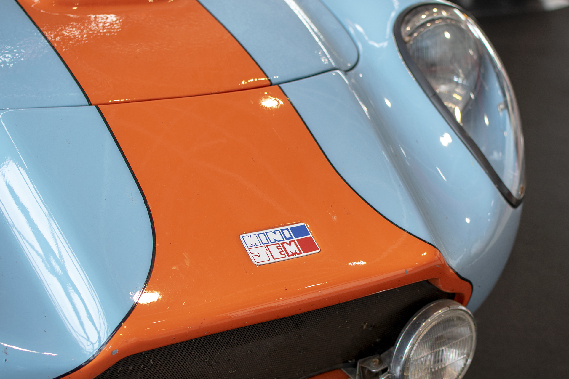 JEM Mini logo - Salon ,Auto-Moto Classic, Metz, 2019 JEM Mini logo - Salon ,Auto-Moto Classic, Metz, 2019