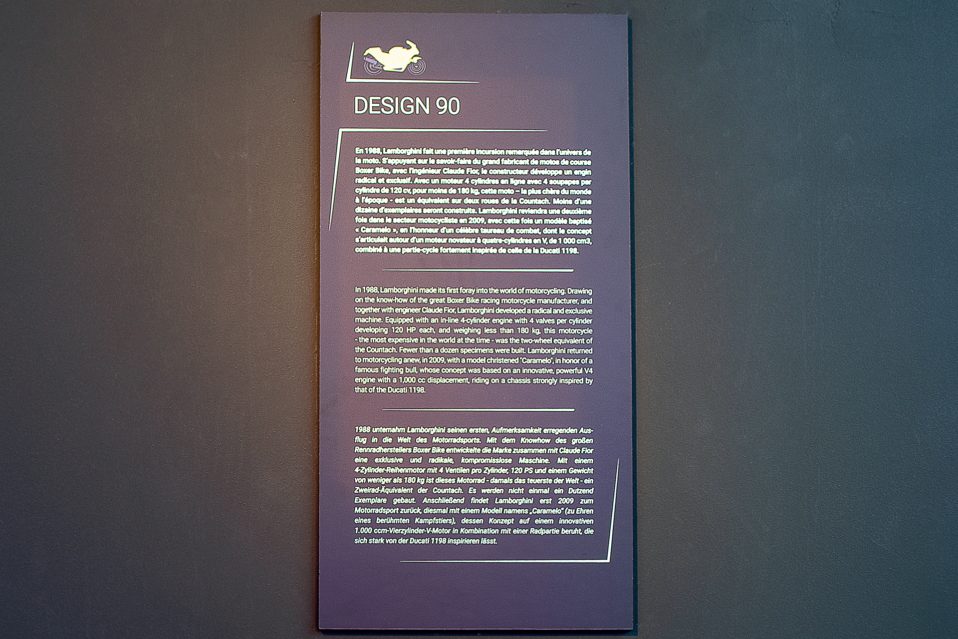 Lamborghini Design 90 1988 - Cité de l'automobile, Collection Schlumpf, Mulhouse, 2020